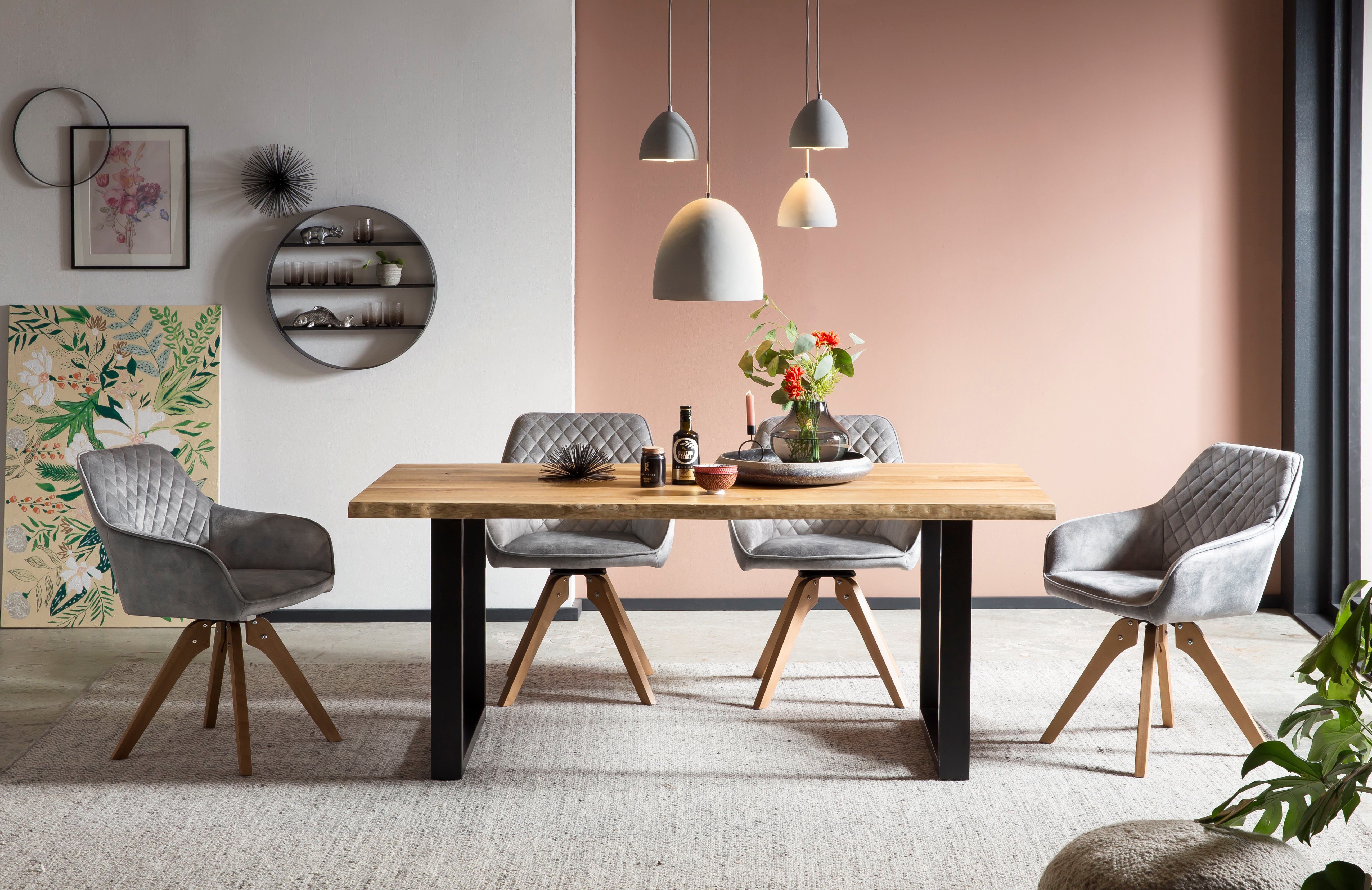 SalesFever Hanglamp Thea 3x lampenkappen van beton