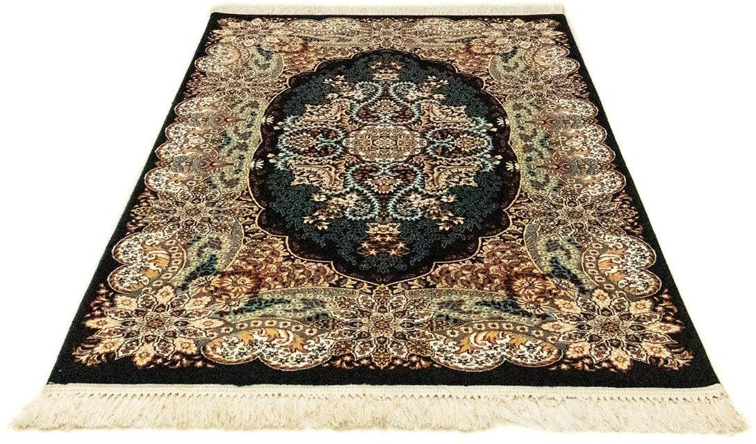 morgenland Loper Ahu lopers maat 80 cm x 200 cm x 9 mm zwart