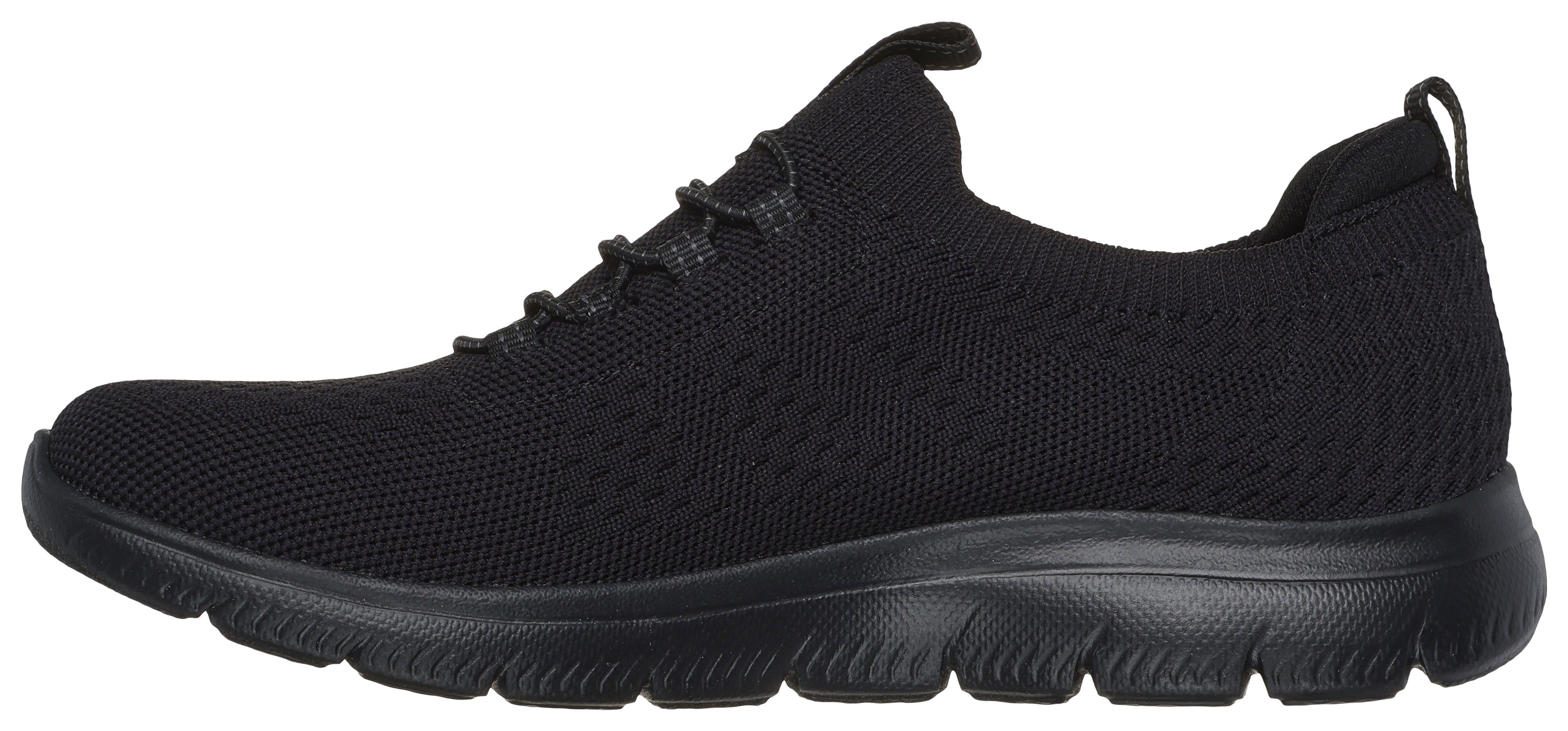 Skechers Slip-on sneakers Summits , vrijetijdsschoen, lage schoen, slipper met flexibele tractionloopzool