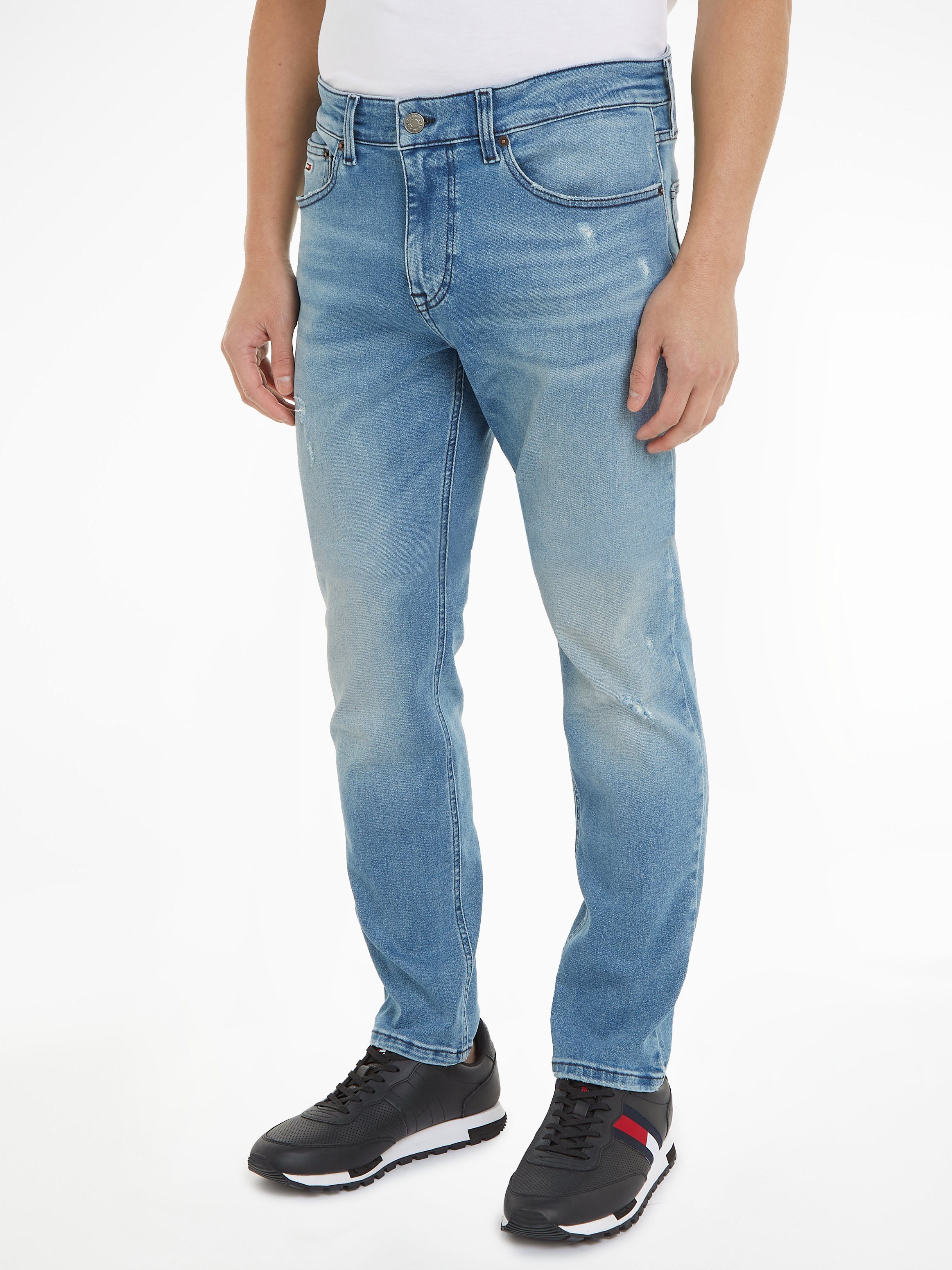 TOMMY JEANS Tapered jeans AUSTIN SLIM TPRD heren tapered jeans maat 30 blauw