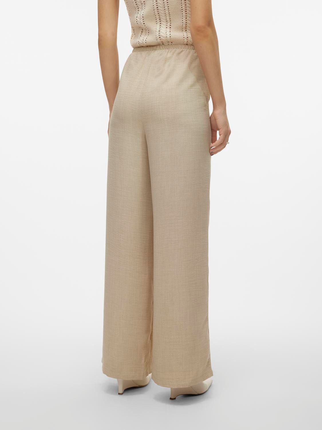 Vero Moda Comfortbroek VMMELANEY HW LOOSE PANT WVN GA NOOS