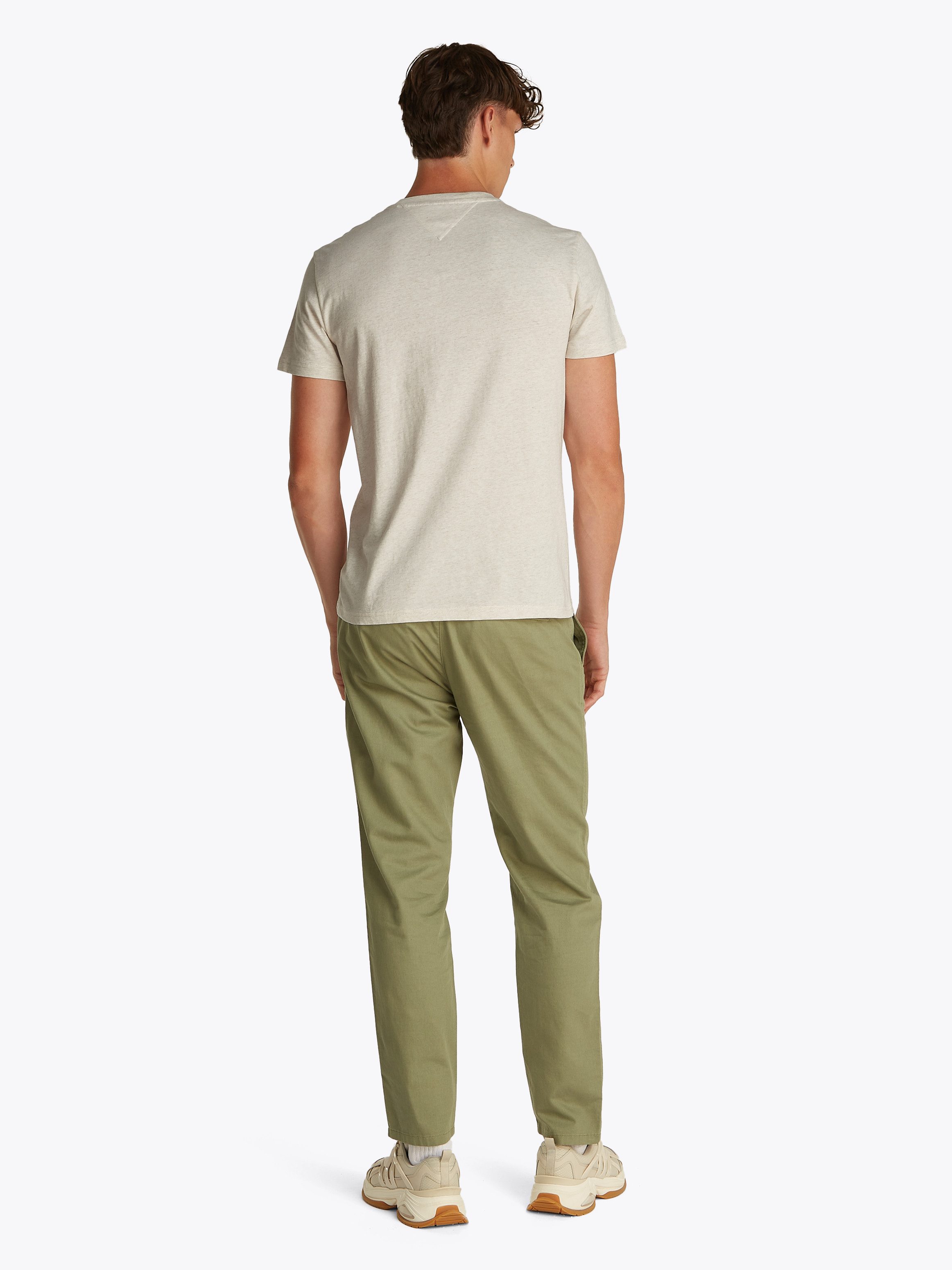 TOMMY JEANS T-shirt TJM SLIM LINEAR CHEST SS TEE EXT