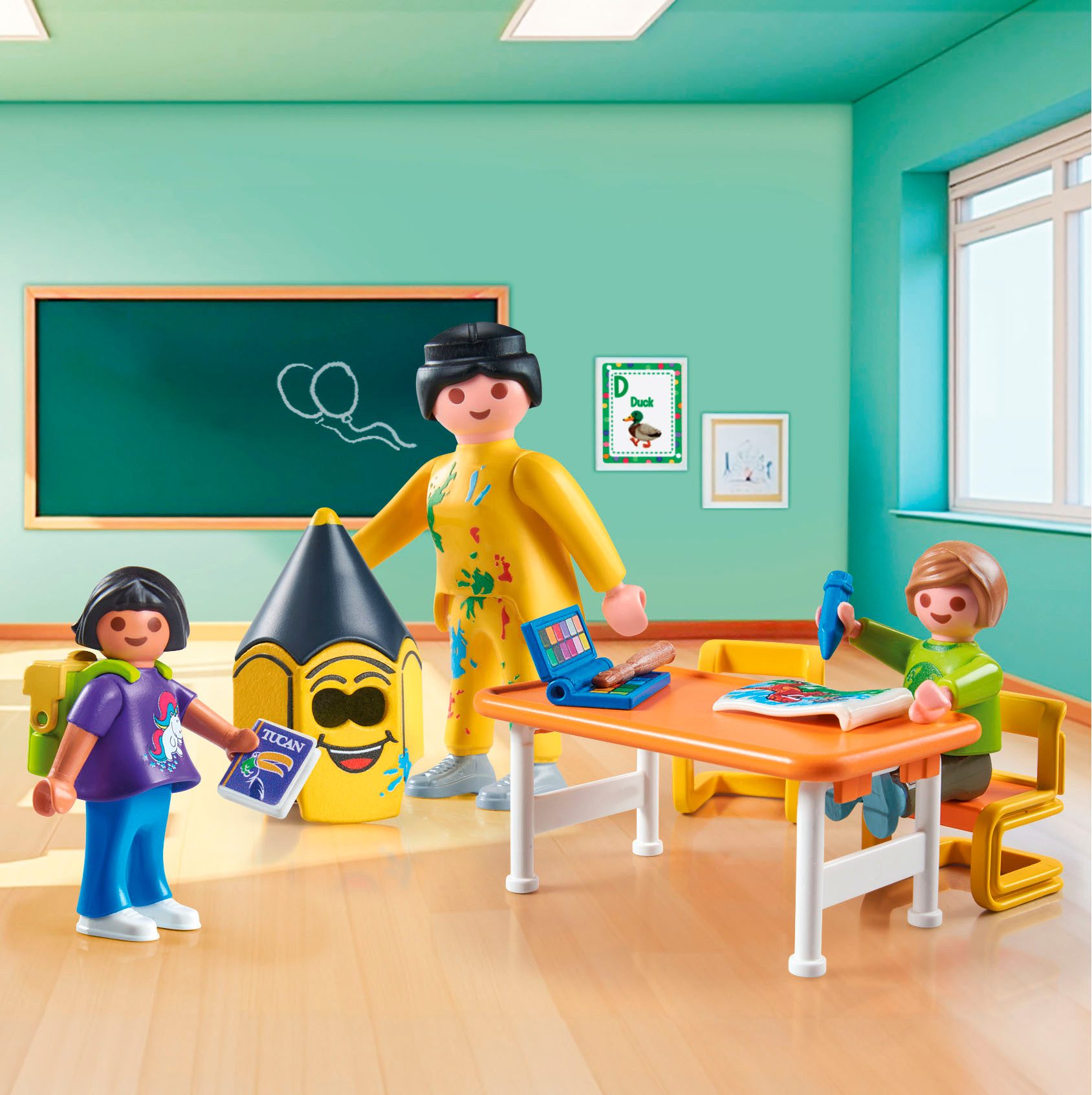 Playmobil® Constructie-speelset Erster Schultag (71965), Playmobil Gift Set (24-delig)