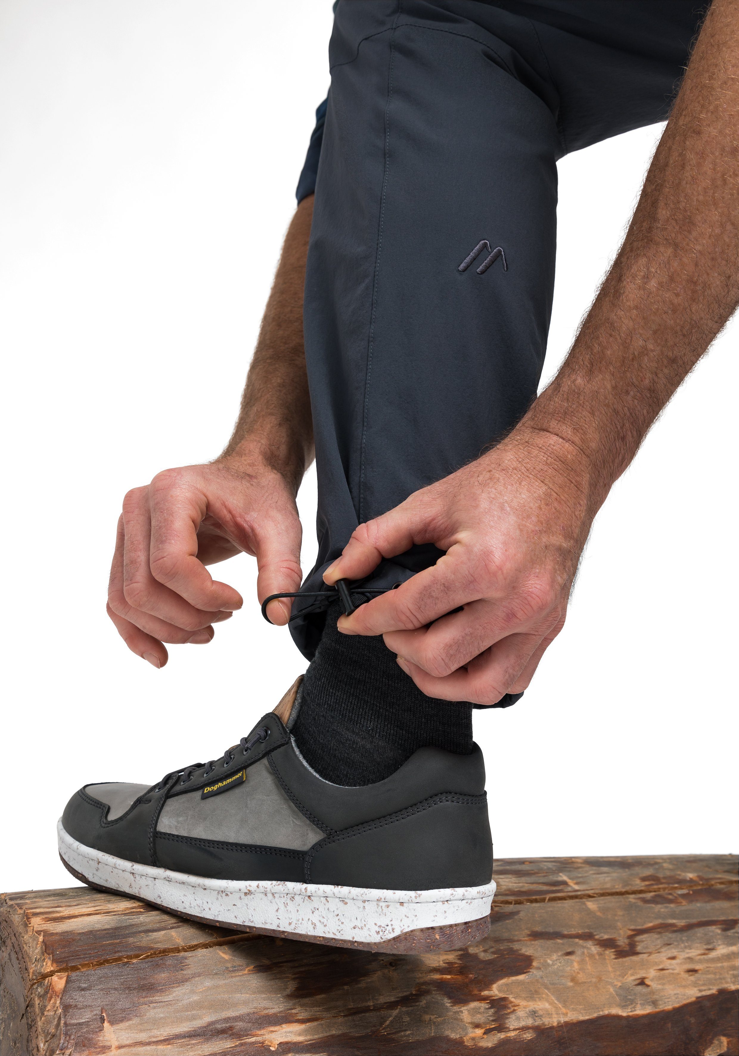 Maier Sports Functionele broek Oberjoch Heren outdoorbroek gevoerd, wandelbroek met 4 ritszakken, regular fit