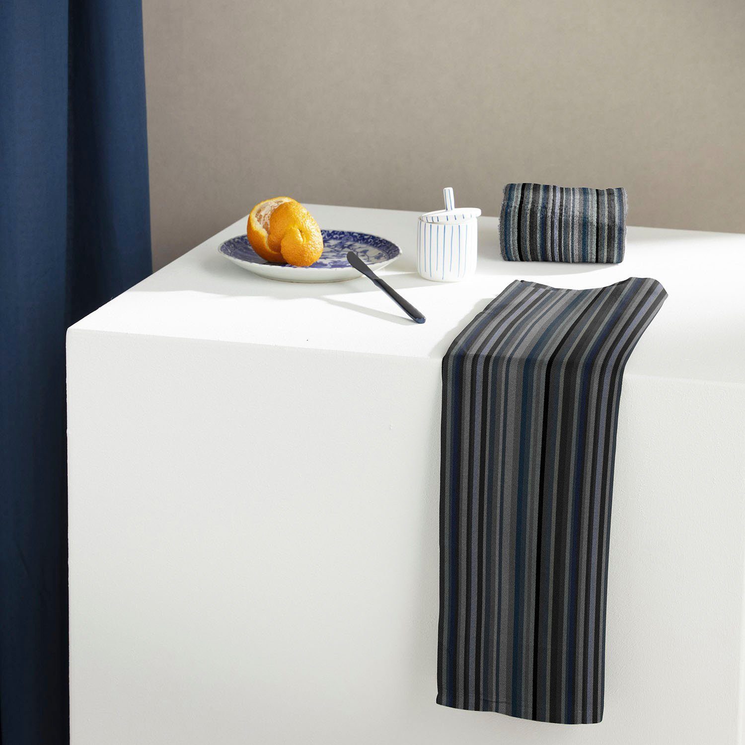 DDDDD Theedoek Over the rainbow Jacquard-stof, 60 x 65 cm (set, 6-delig)