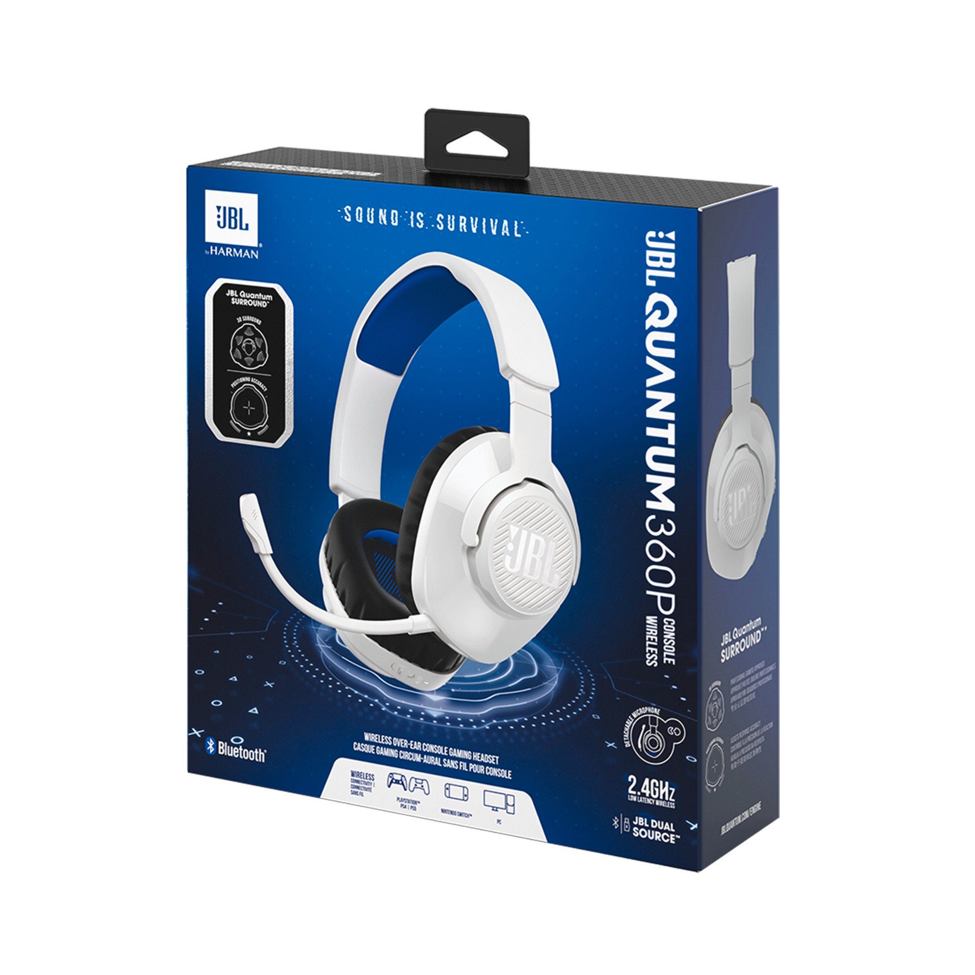 JBL Gaming-headset Quantum 360P Console Wireless