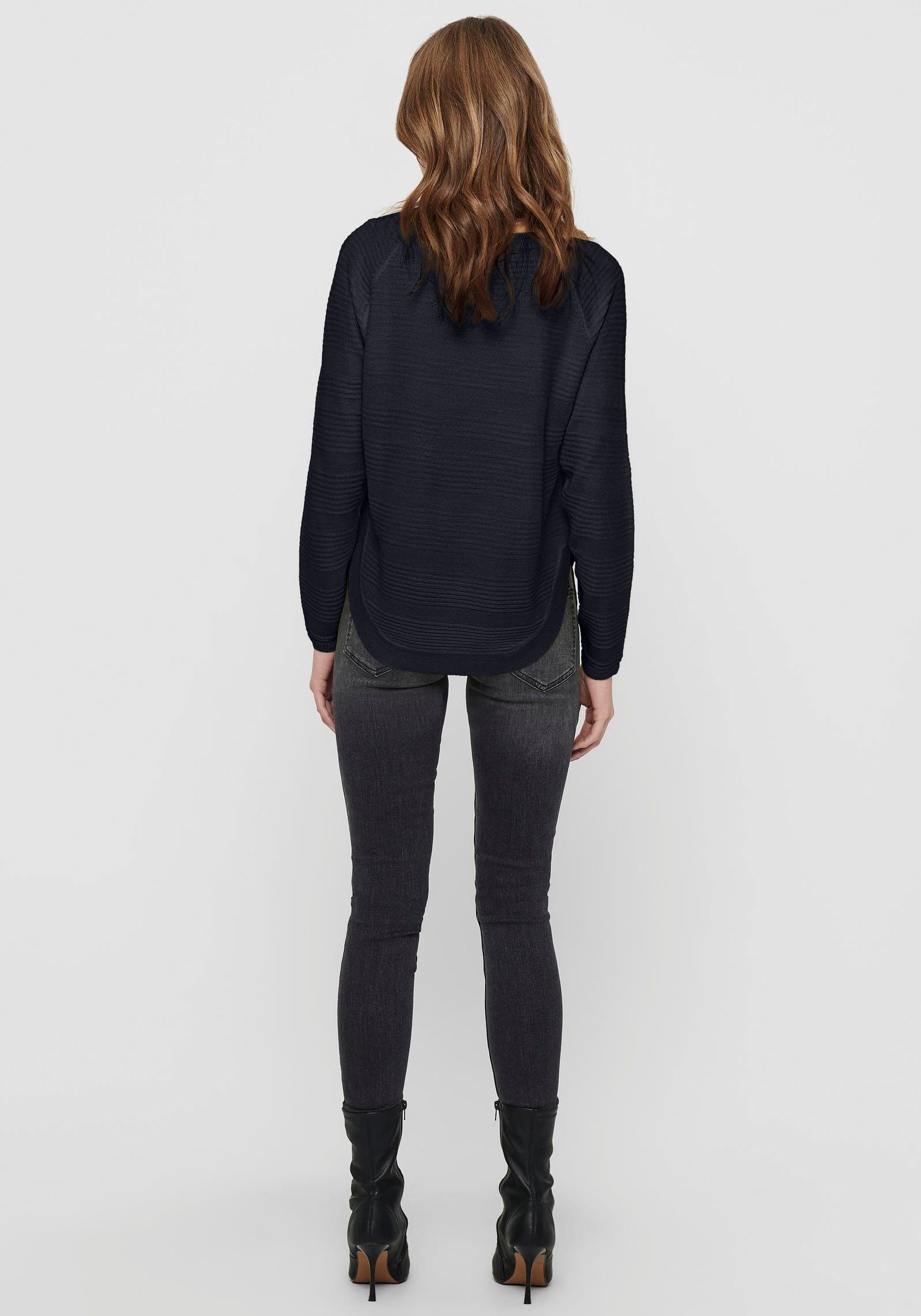 Only Trui met ronde hals ONLCAVIAR L/S PULLOVER KNT