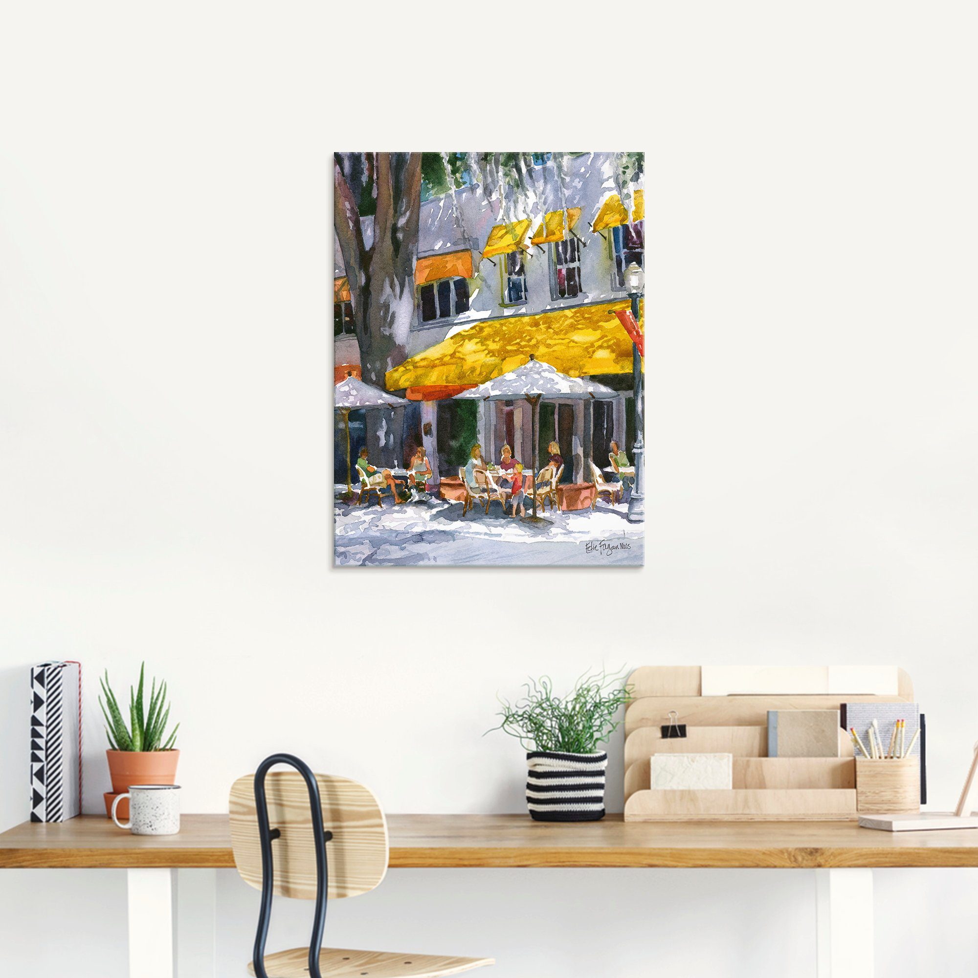 Artland Print op glas Aprilavond in verschillende maten