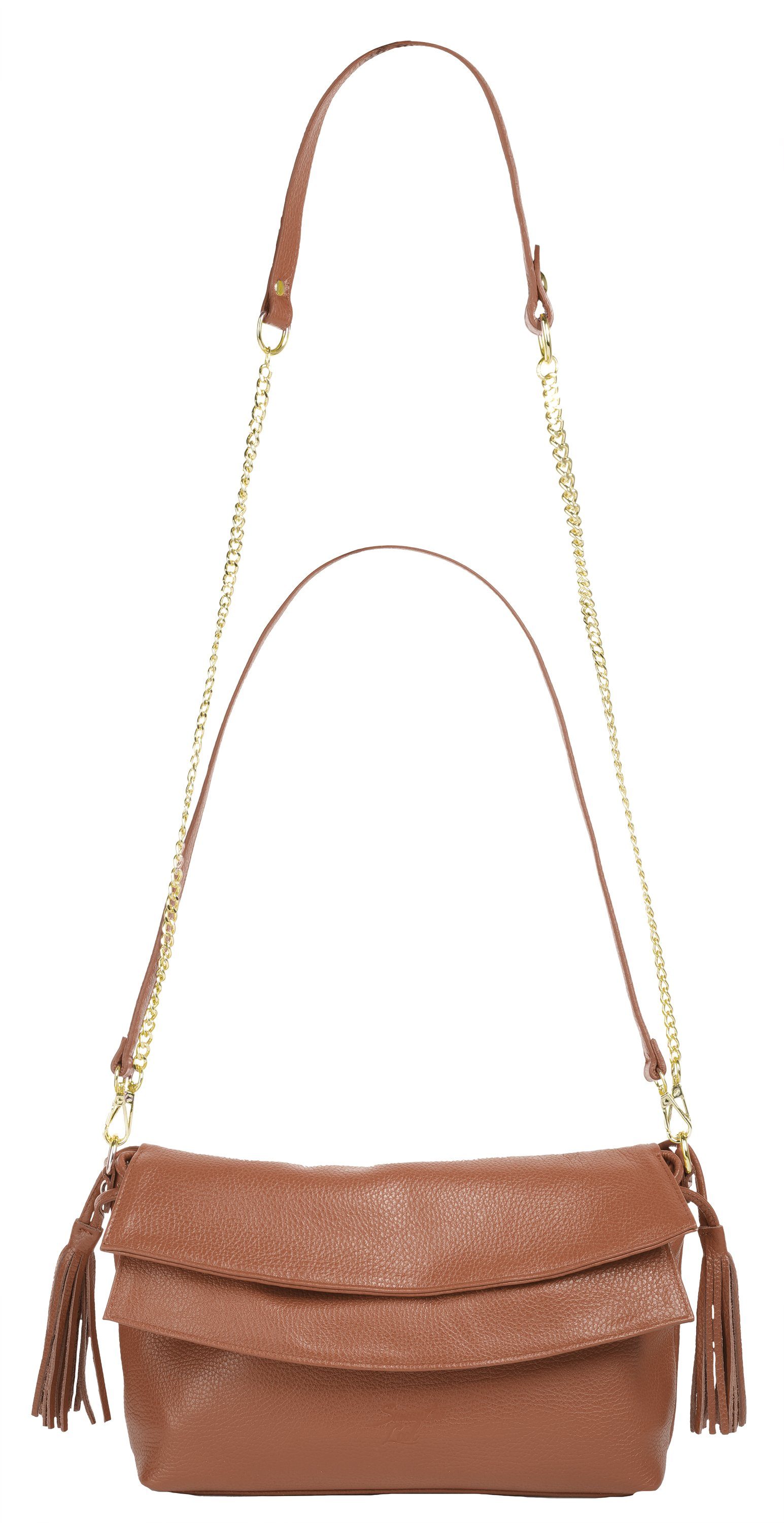 Samantha Look Schoudertas echt leer, made in italy