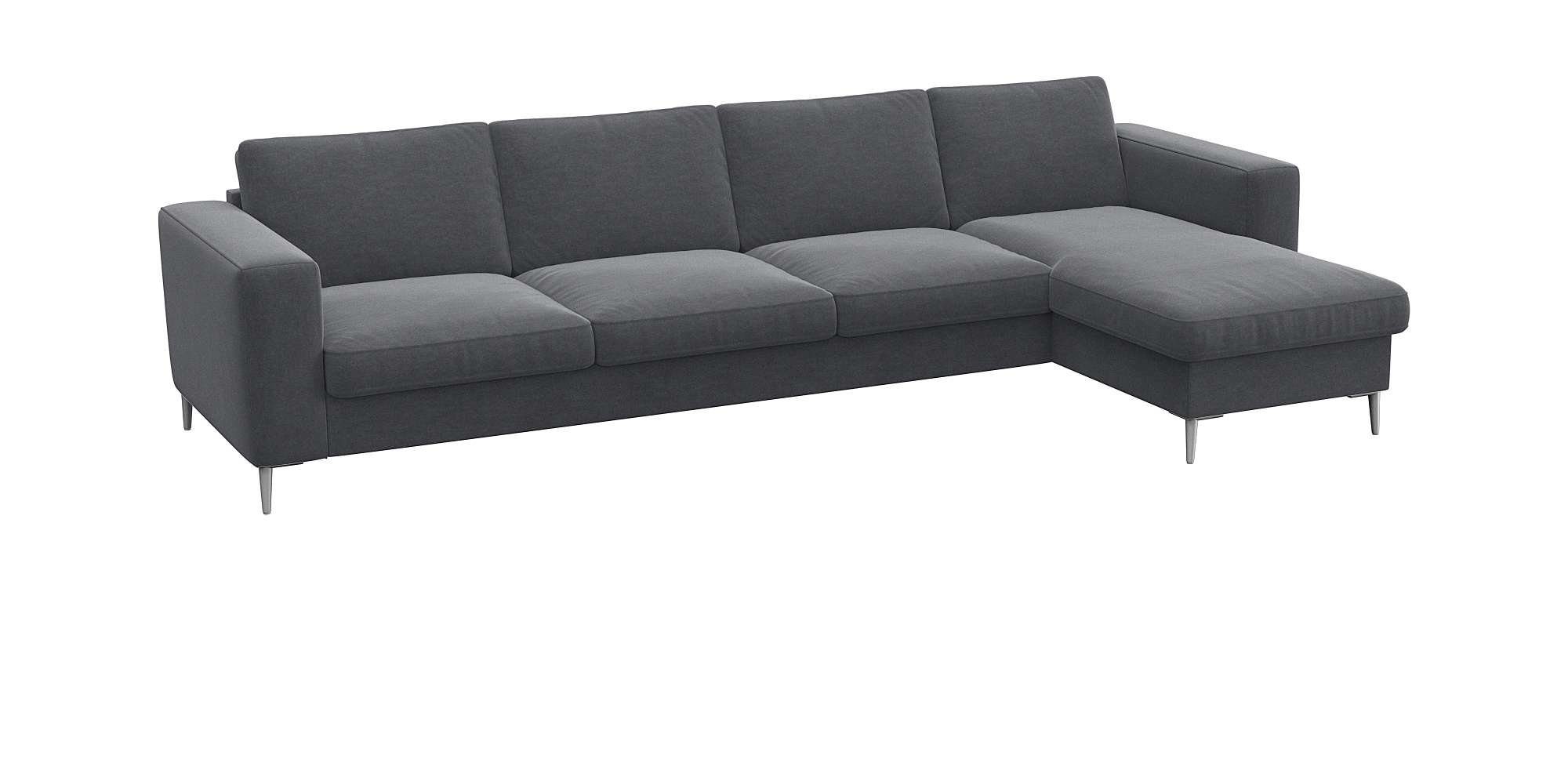 FLEXLUX Hoekbank Fiore, super zitcomfort door koudschuim in de zitting, L-vorm