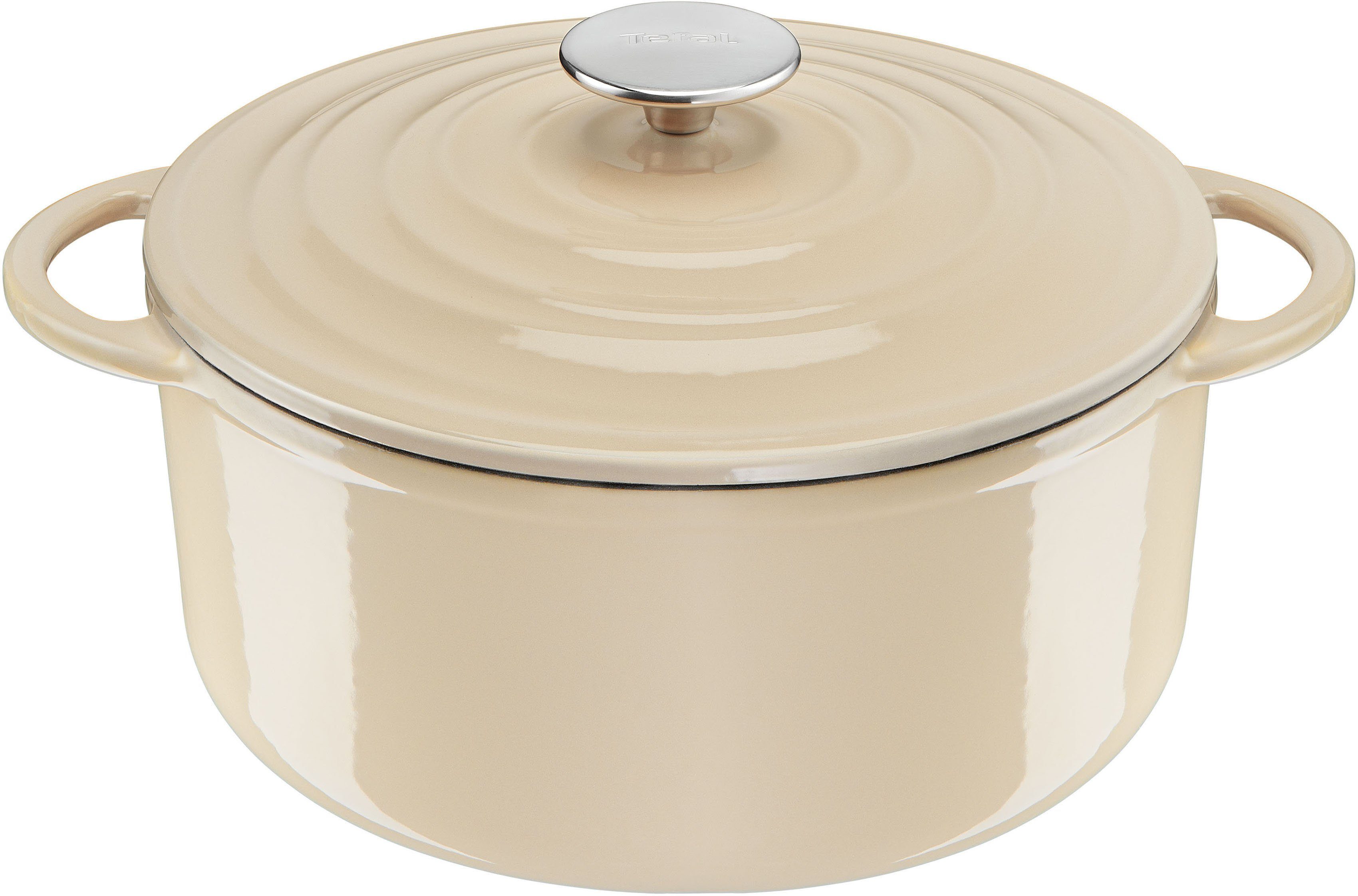 Tefal Kookpan LOV milieuvriendelijk, onschadelijke pigmenten, langzaam garen, ø 25 cm, inductie (1-delig) kookpannen bruin