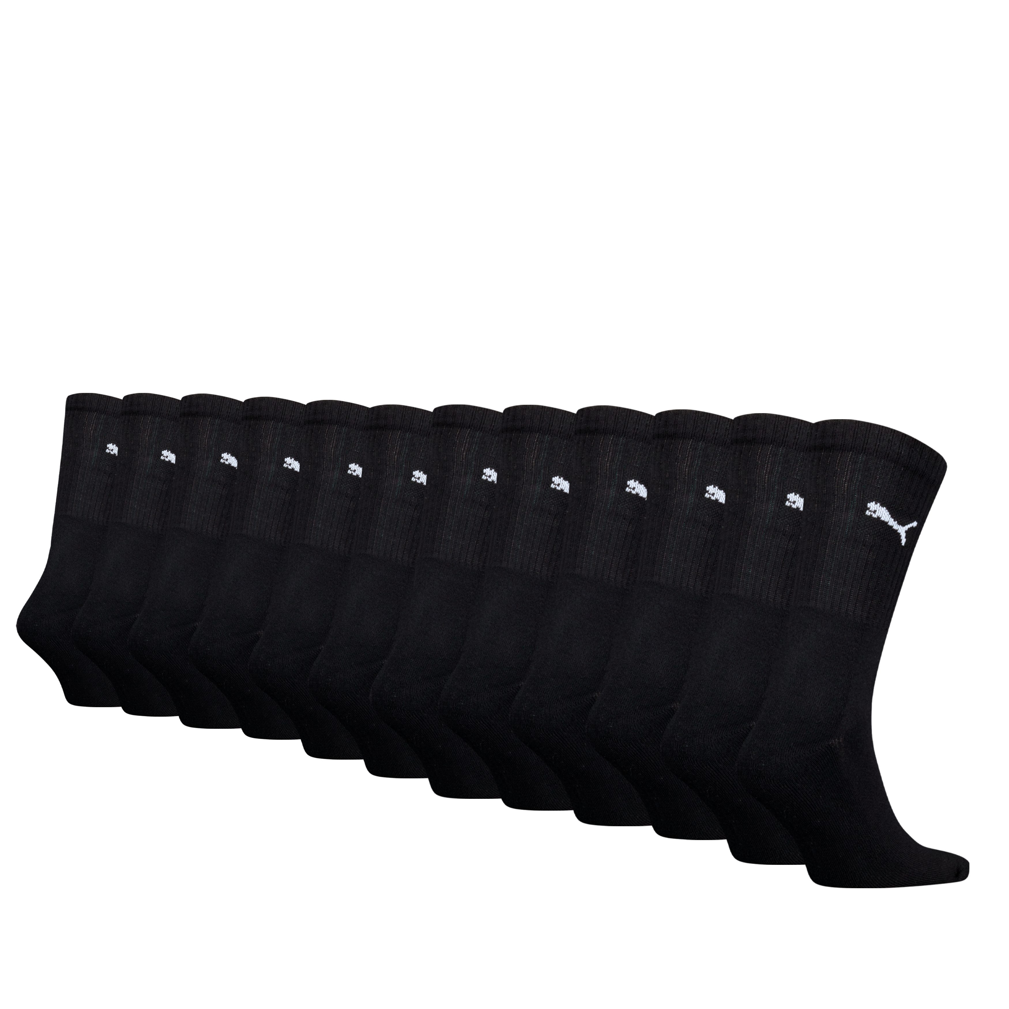 PUMA Sokken PUMA CREW SOCK 12P ECOM Gepolsterde zool voor schokdemping en extra comfort (12 paar)