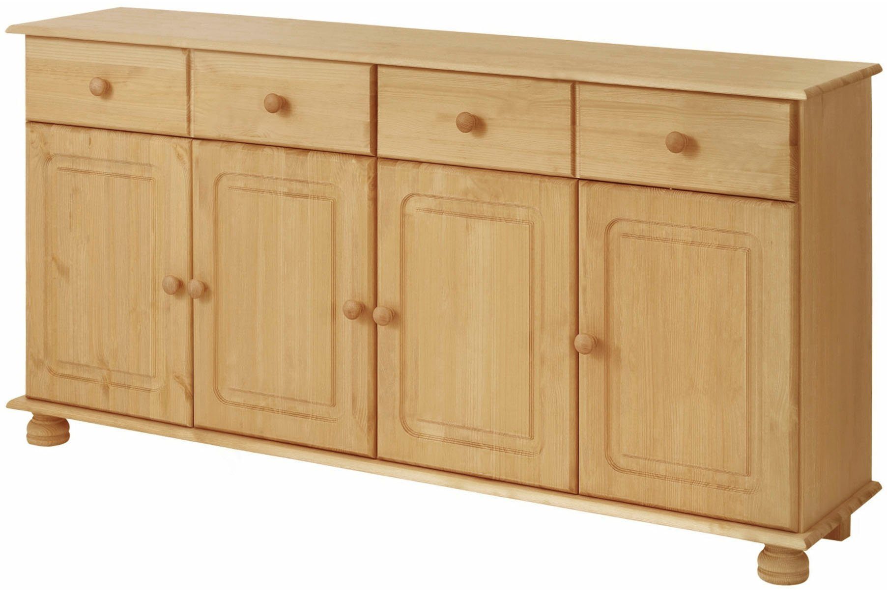 Home affaire Dressoir Mette Commode van massief dennenhout, breedte 156 cm