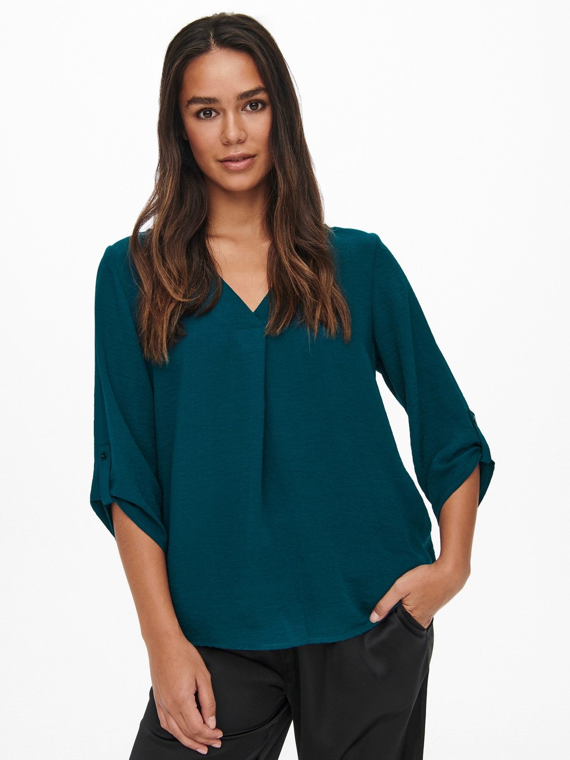 JDY Shirtblouse JDYDIVYA LIFE 3/4 TOP WVN NOOS
