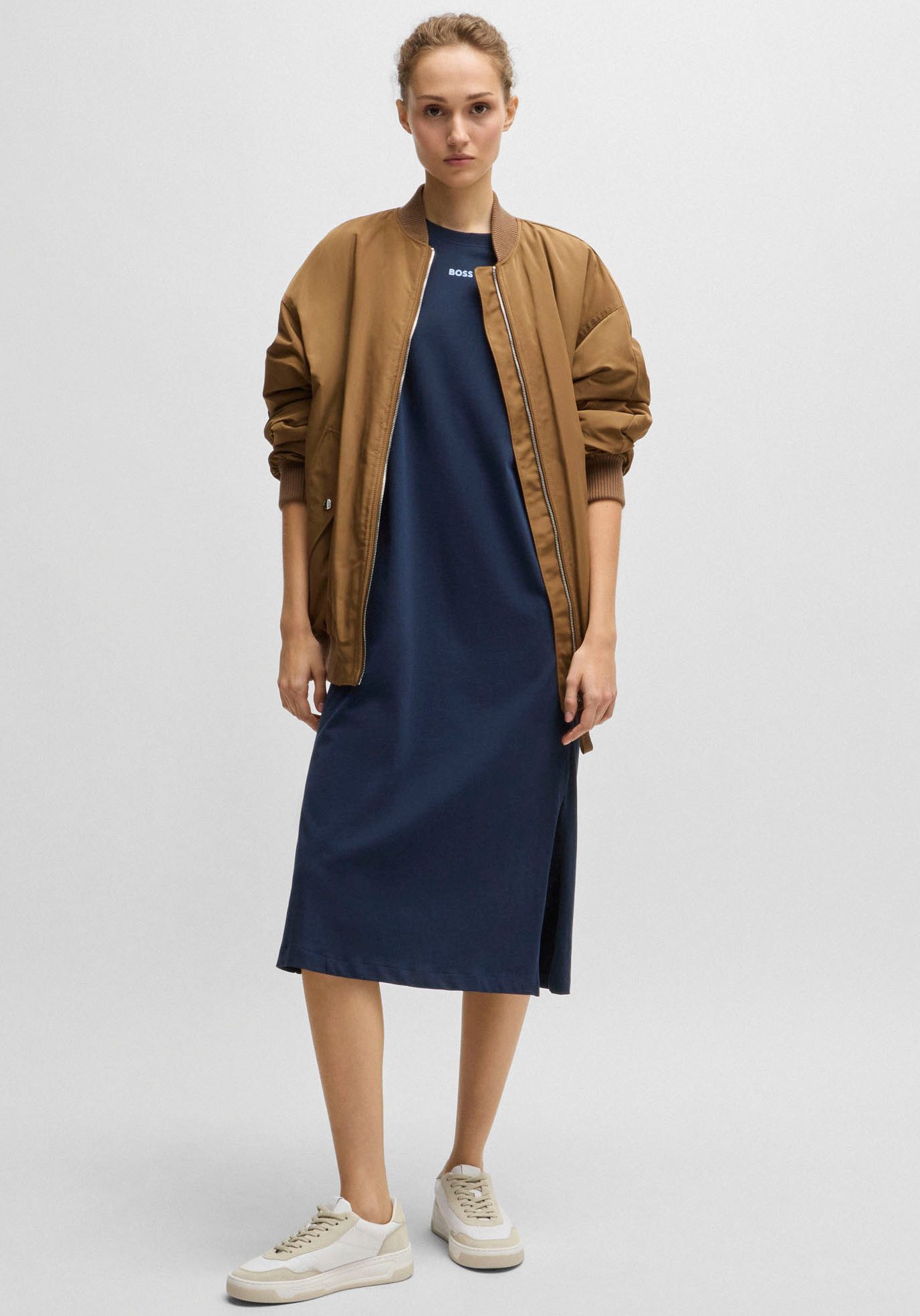 Boss Orange Sweatjurk C_Edress_4 met wijde aangeknipte mouwen