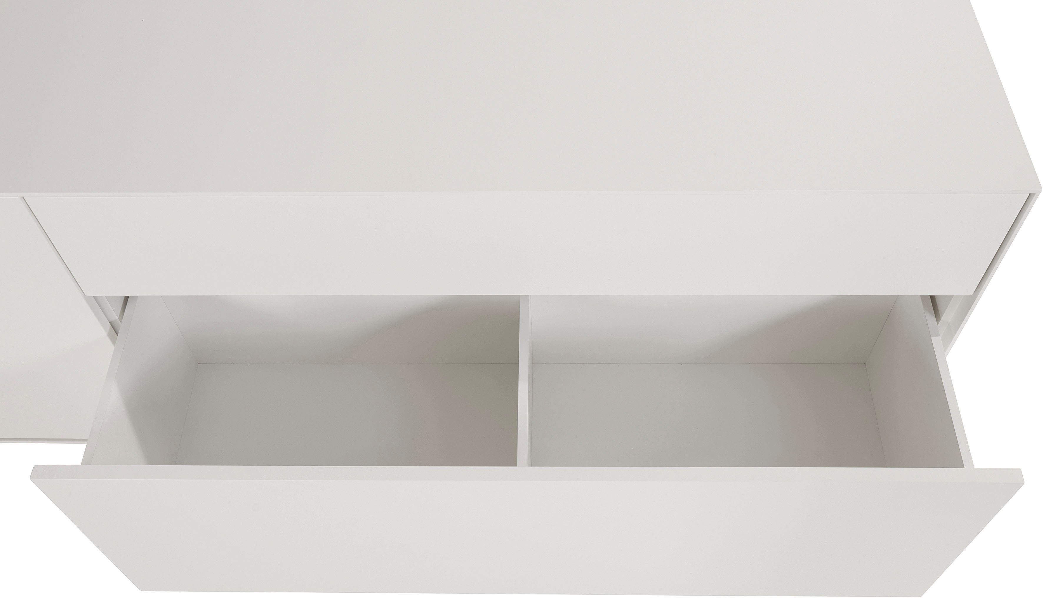 LeGer Home by Lena Gercke Tv-meubel Essentials Breedte: 279 cm, MDF gelakt, push-to-open-functie (2 stuks)