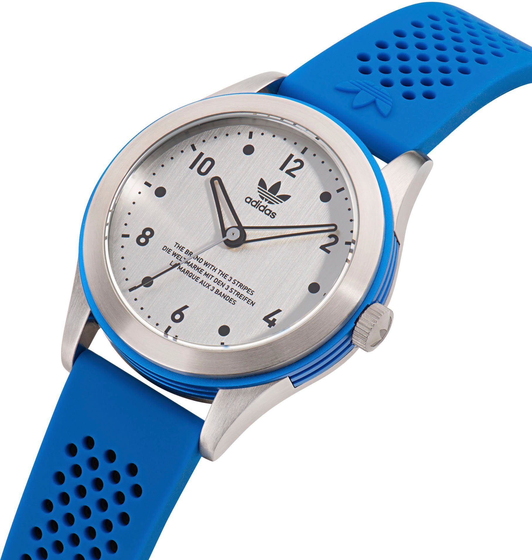 adidas Originals Kwartshorloge CODE THREE Polshorloge, dames, herenhorloge, siliconen band