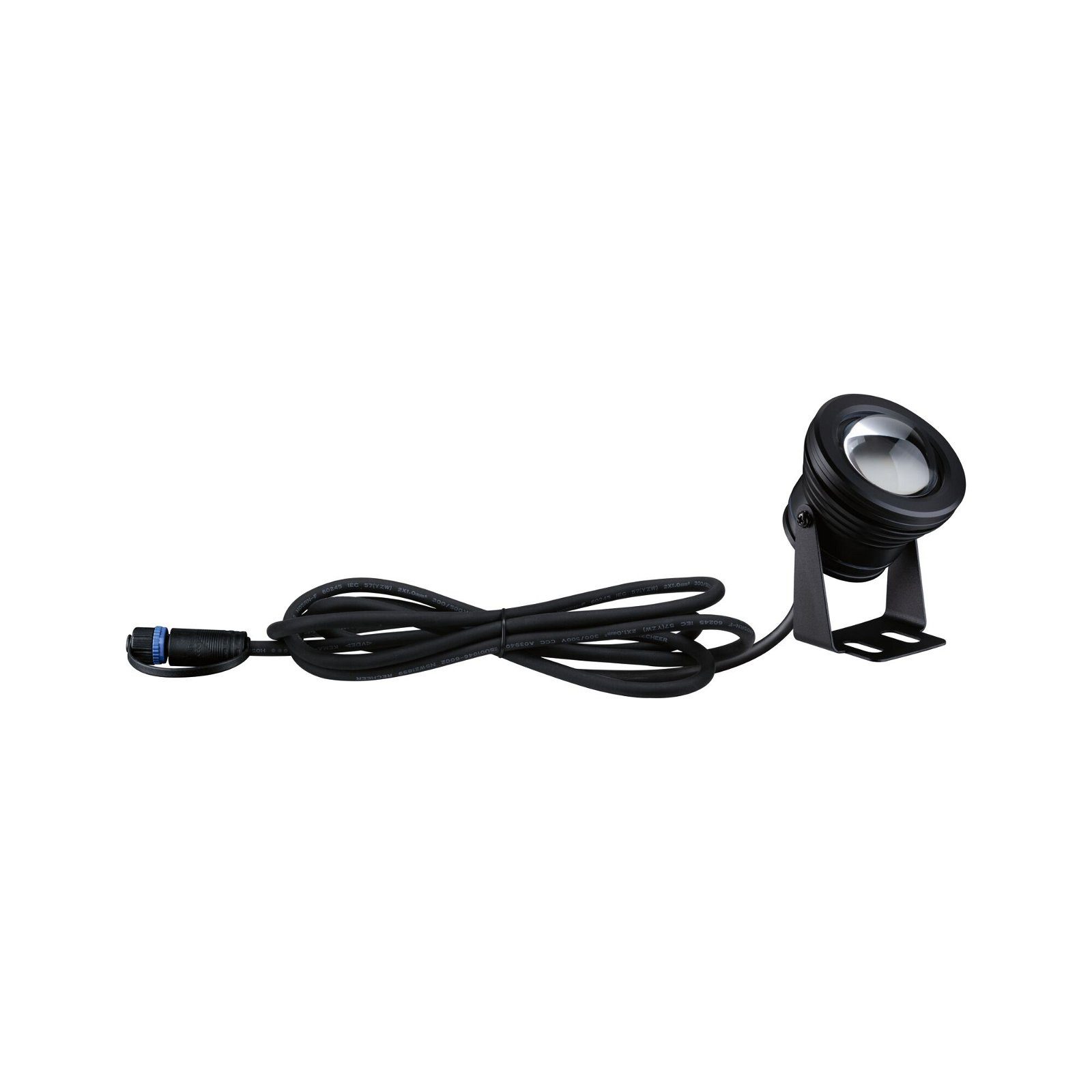Paulmann Led-tuinlamp Plug & Shine Spot Vijverlamp Enkelspot IP68 3000K 5W Zwart (1 stuk)