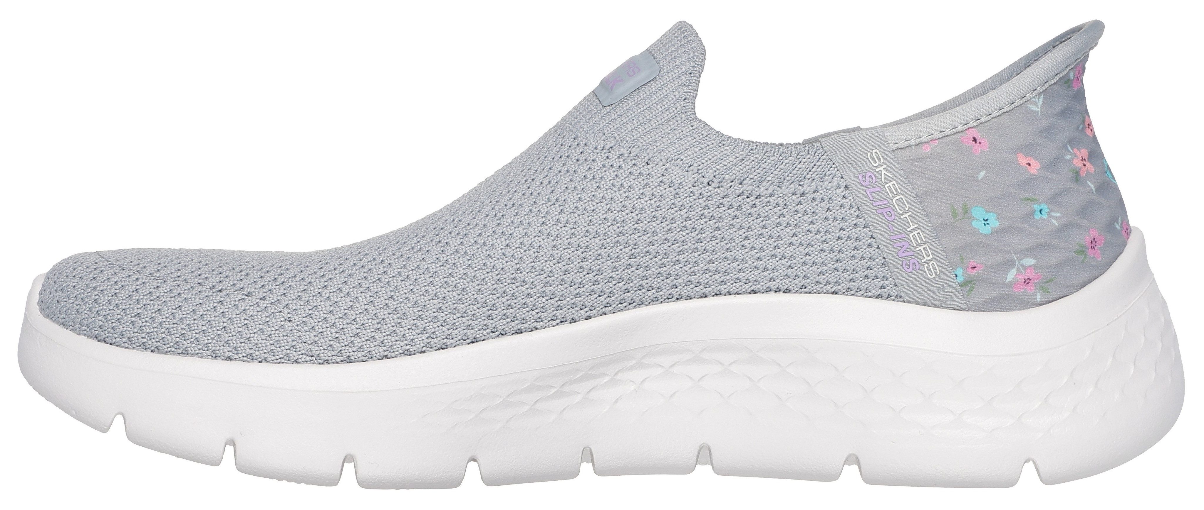Skechers Slip-on sneakers GO WALK FLEX-SUNSET ROSE , vrijetijdsschoen, vegan met skechers handsfree slip-ins functie