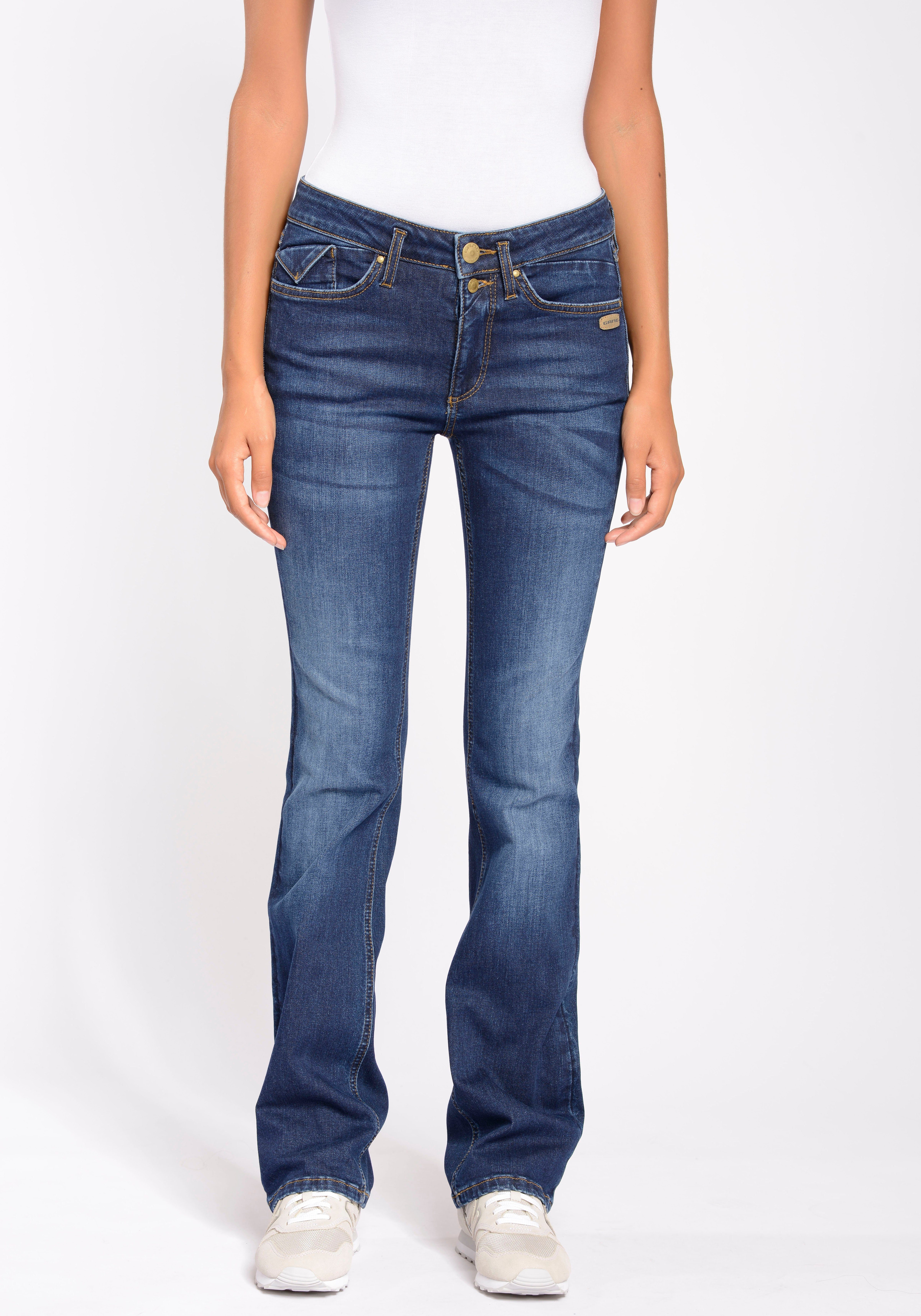 GANG Bootcut jeans 94ELISA LIGHT BOOTCUT uit de eco line met biologisch katoen en stretch