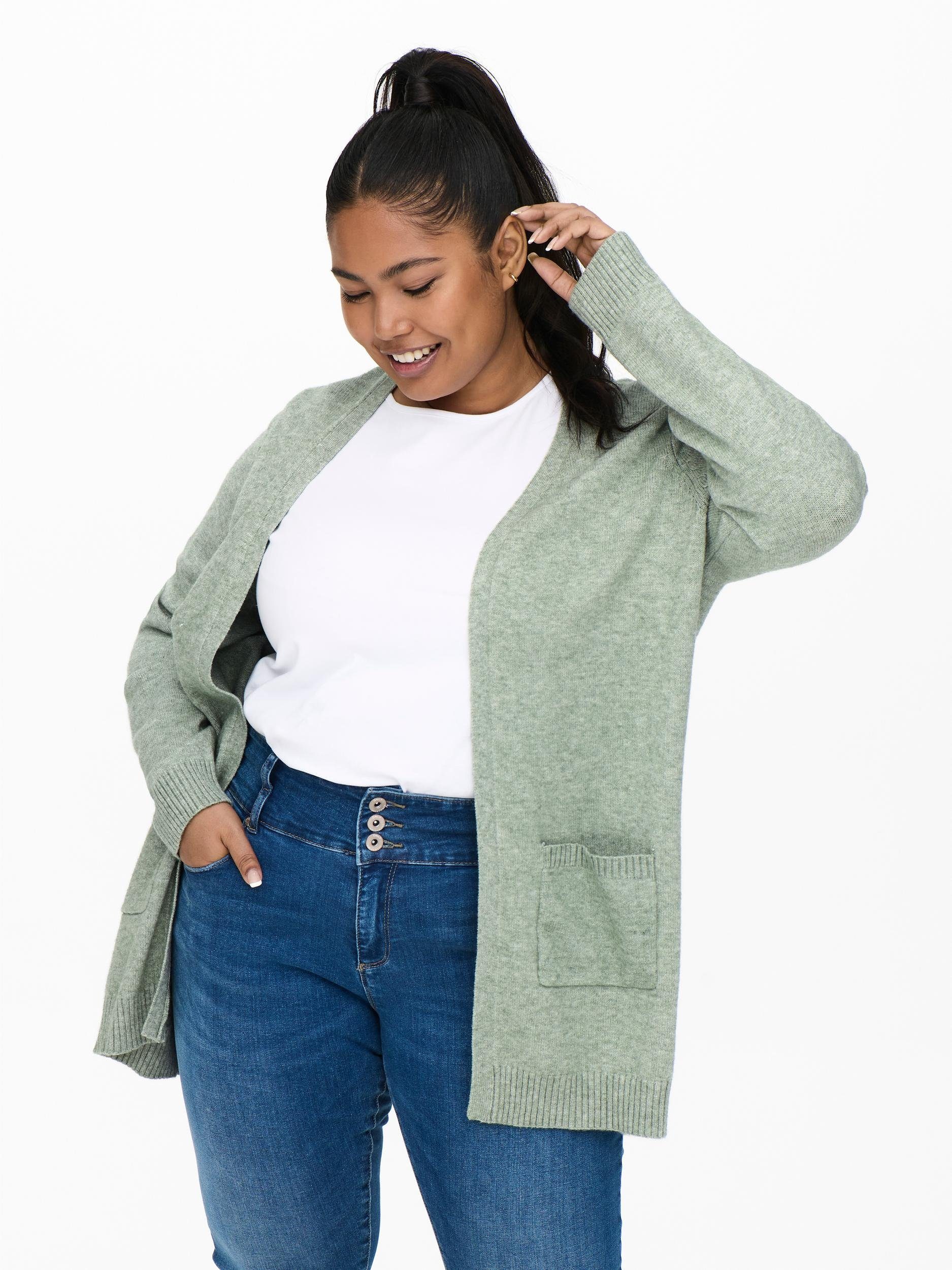 ONLY CARMAKOMA Vest CARESLY L/S OPEN CARDIGAN NOOS KNT