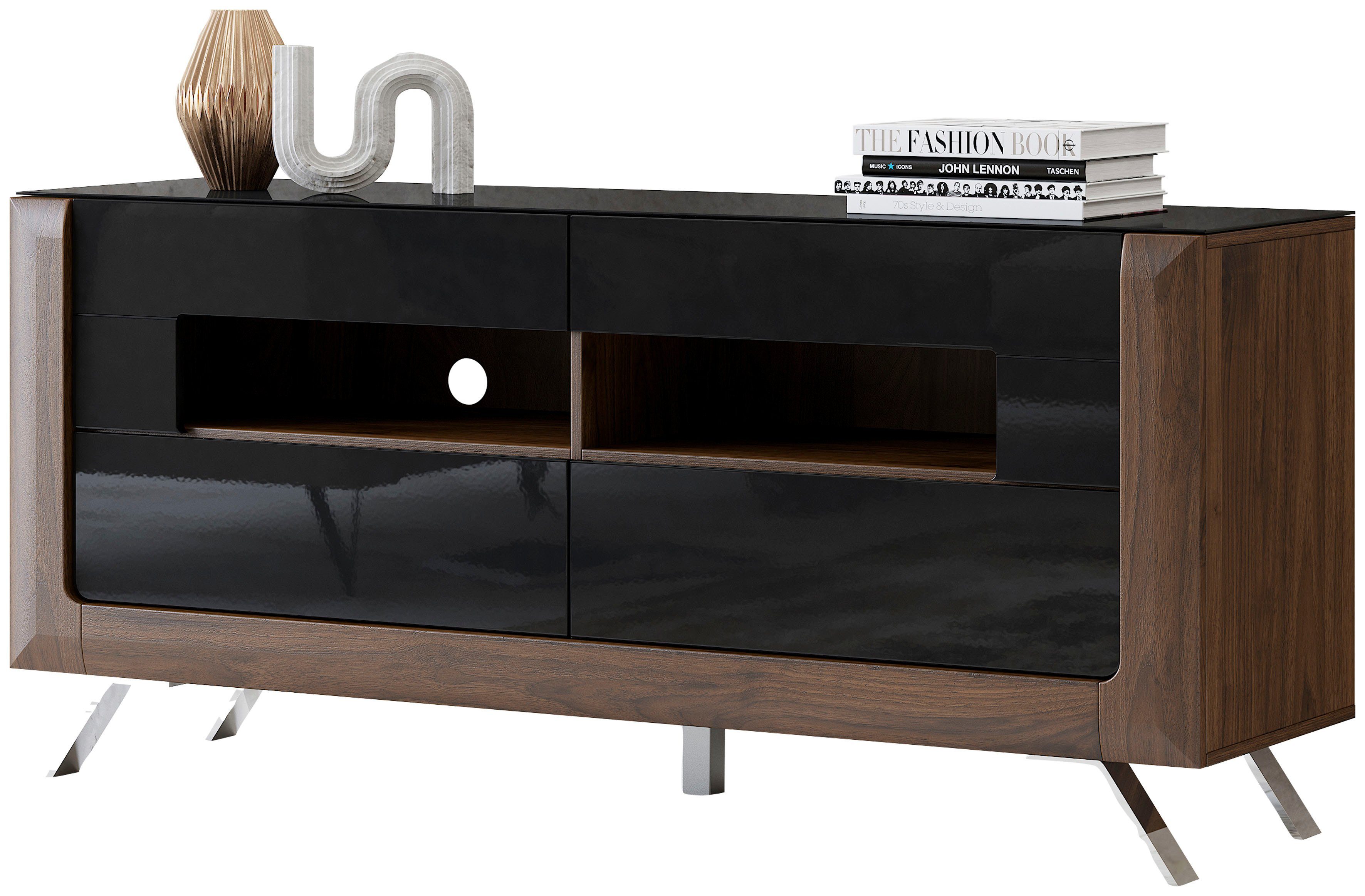 Leonique Tv-meubel Kasai Breedte 160,5 cm, met 2 laden