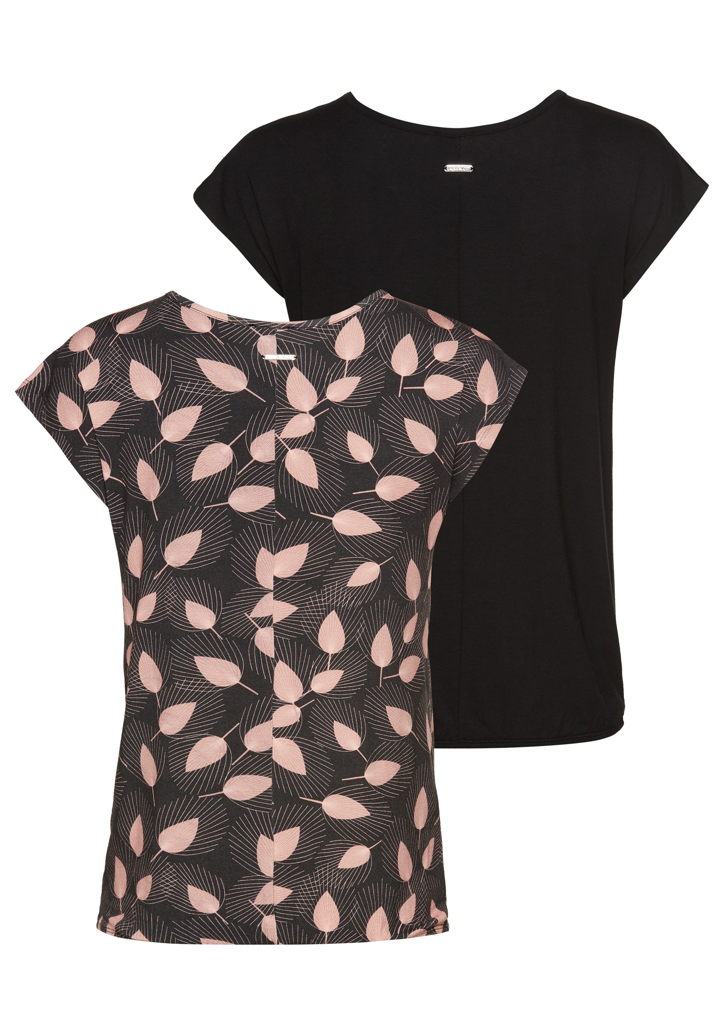 Laura Scott T-shirt met gebloemde print - nieuwe collectie (set, 2-delig)