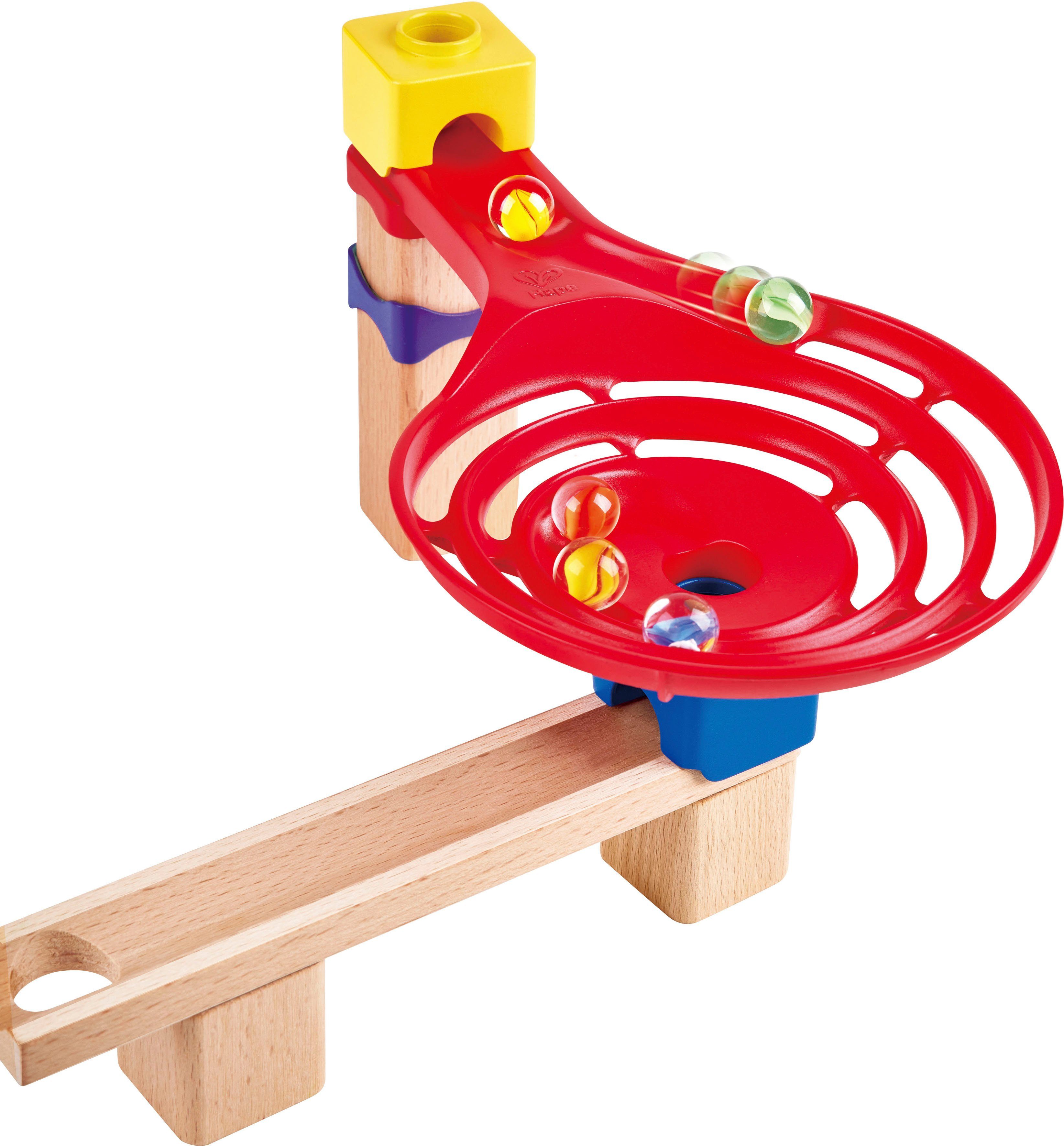 Hape Knikkerbaan met twee banen en dominostenen