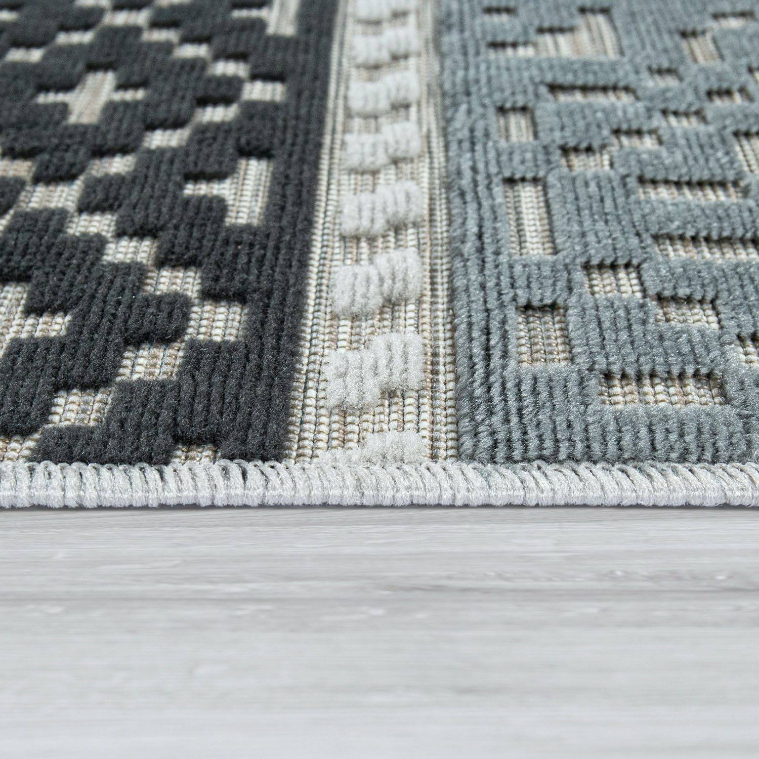 Paco Home Vloerkleed Charleroi 491 3d-design, geschikt voor binnen en buiten, woonkamer