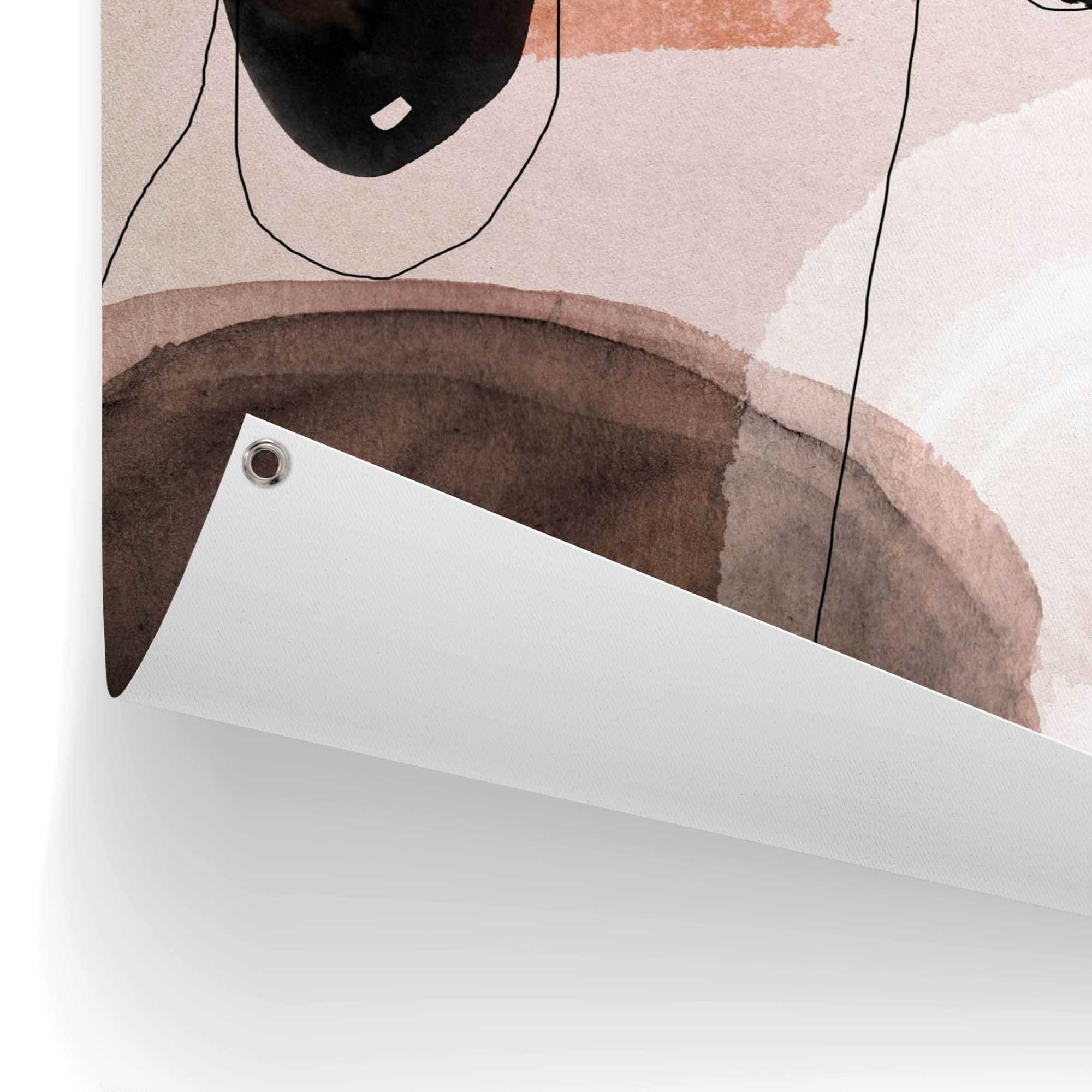 Reinders! Poster Abstracte modellen Outdoor voor tuin of balkon