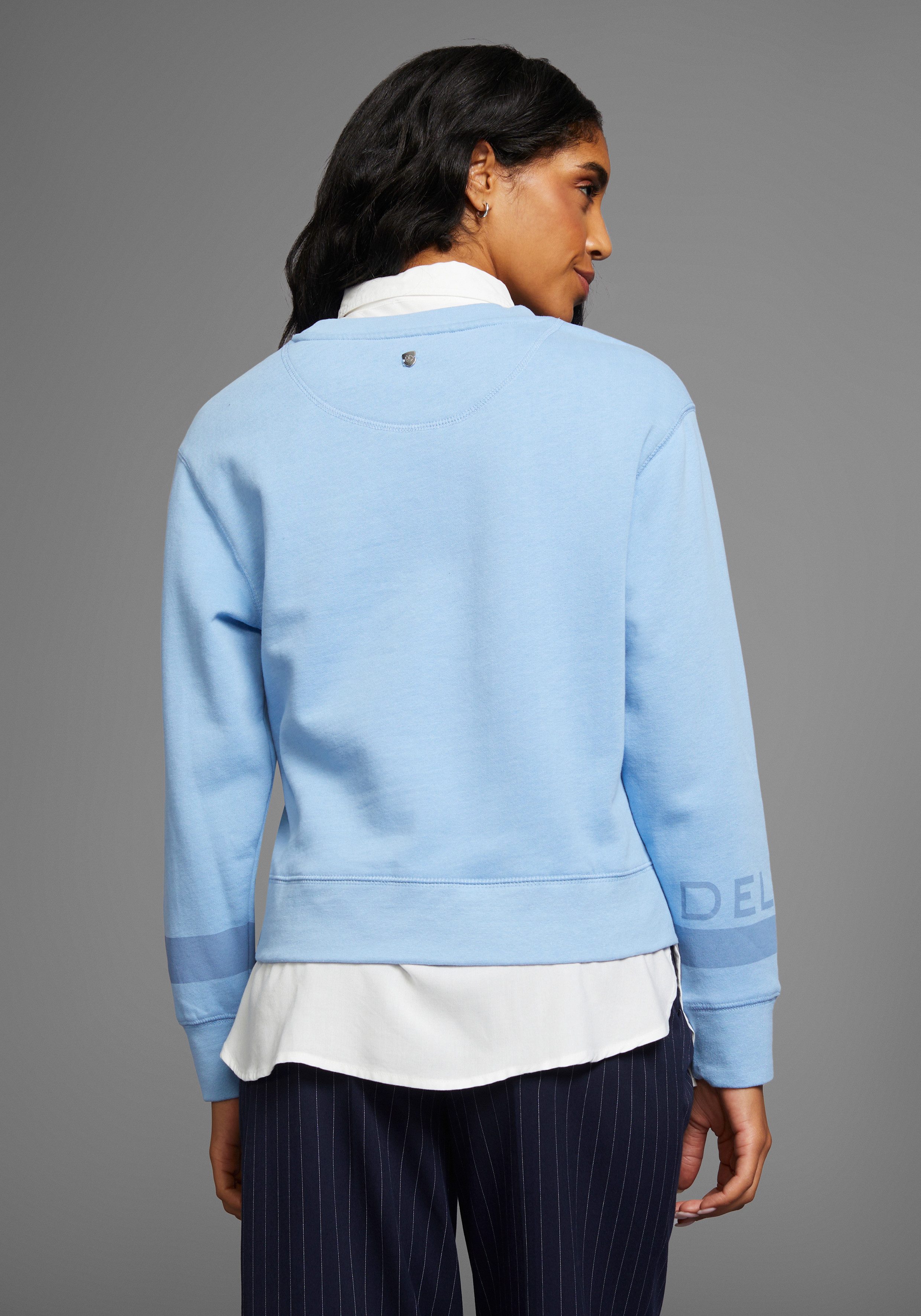 DELMAO Sweatshirt met rubber-print - nieuwe collectie