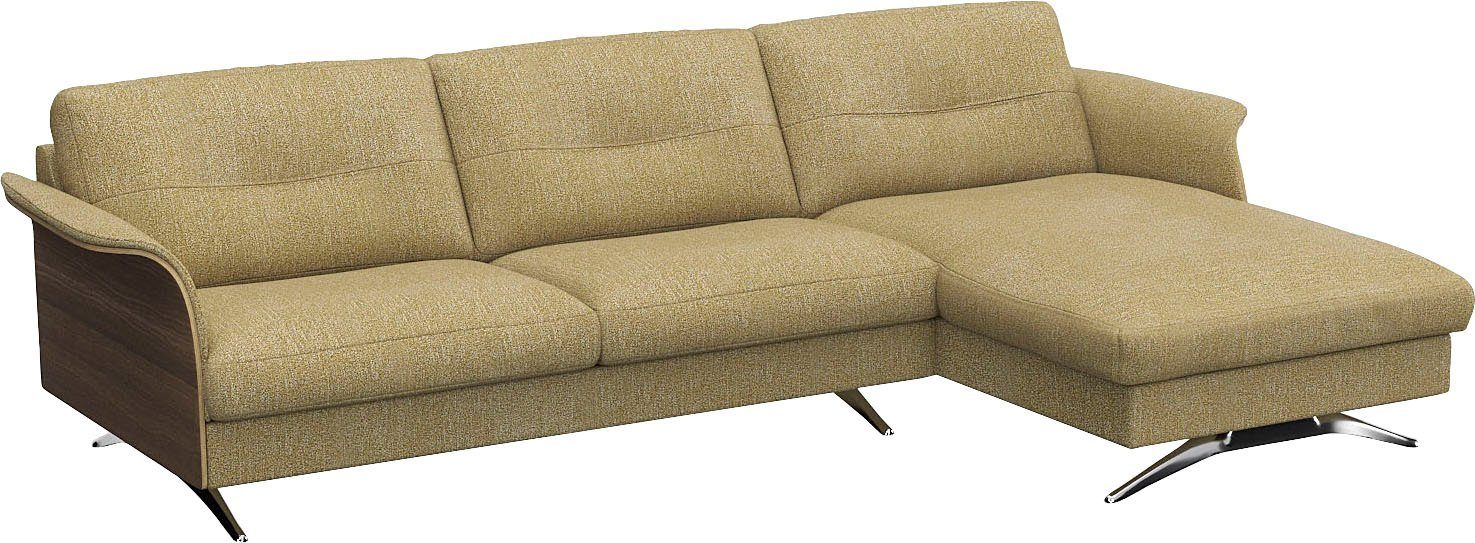 FLEXLUX Hoekbank Glow, super comfortabel door hoogwaardige zitconstructie met binnenvering, L-vorm