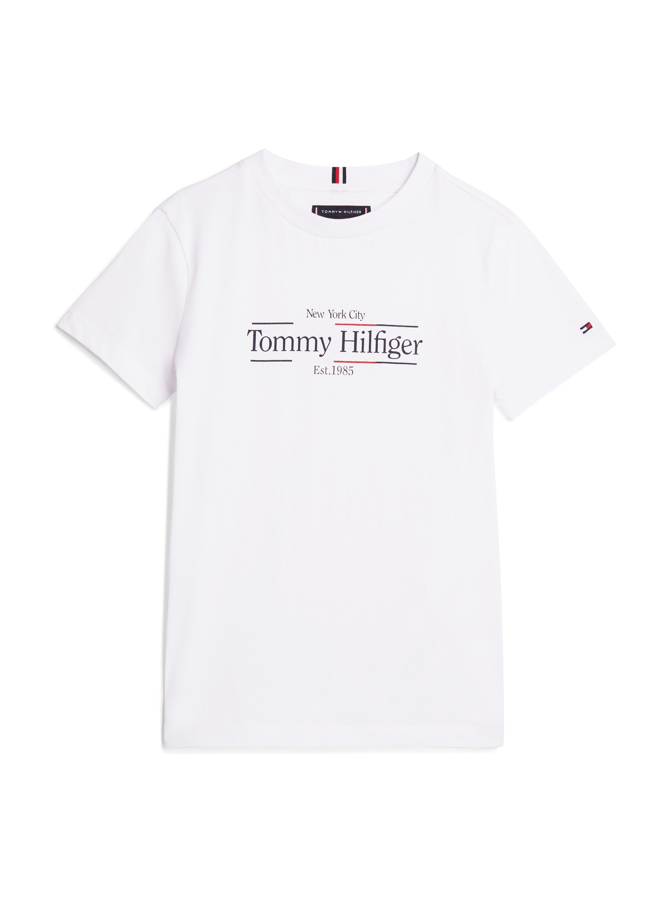 Tommy Hilfiger Shirt met korte mouwen ICON PRINT REGULAR TEE SS Kinderen tot 16 jaar met logo-opdruk