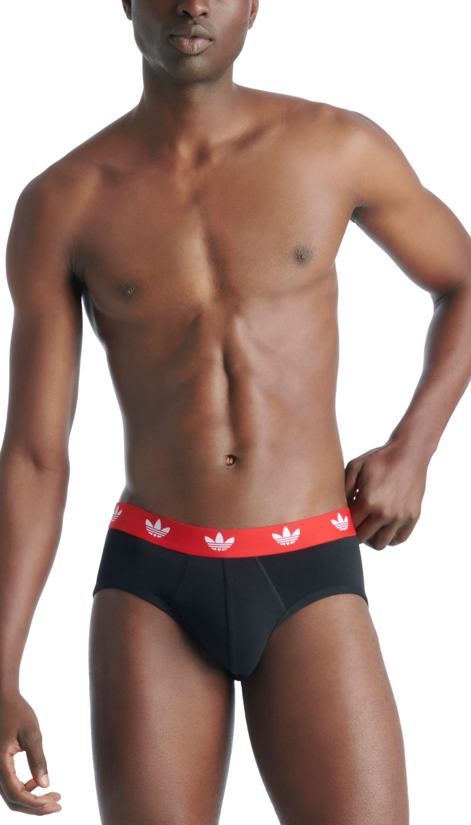 adidas Originals Slip Comfort Flex Cotton met iconische logoprint op de taille (Set van 3)