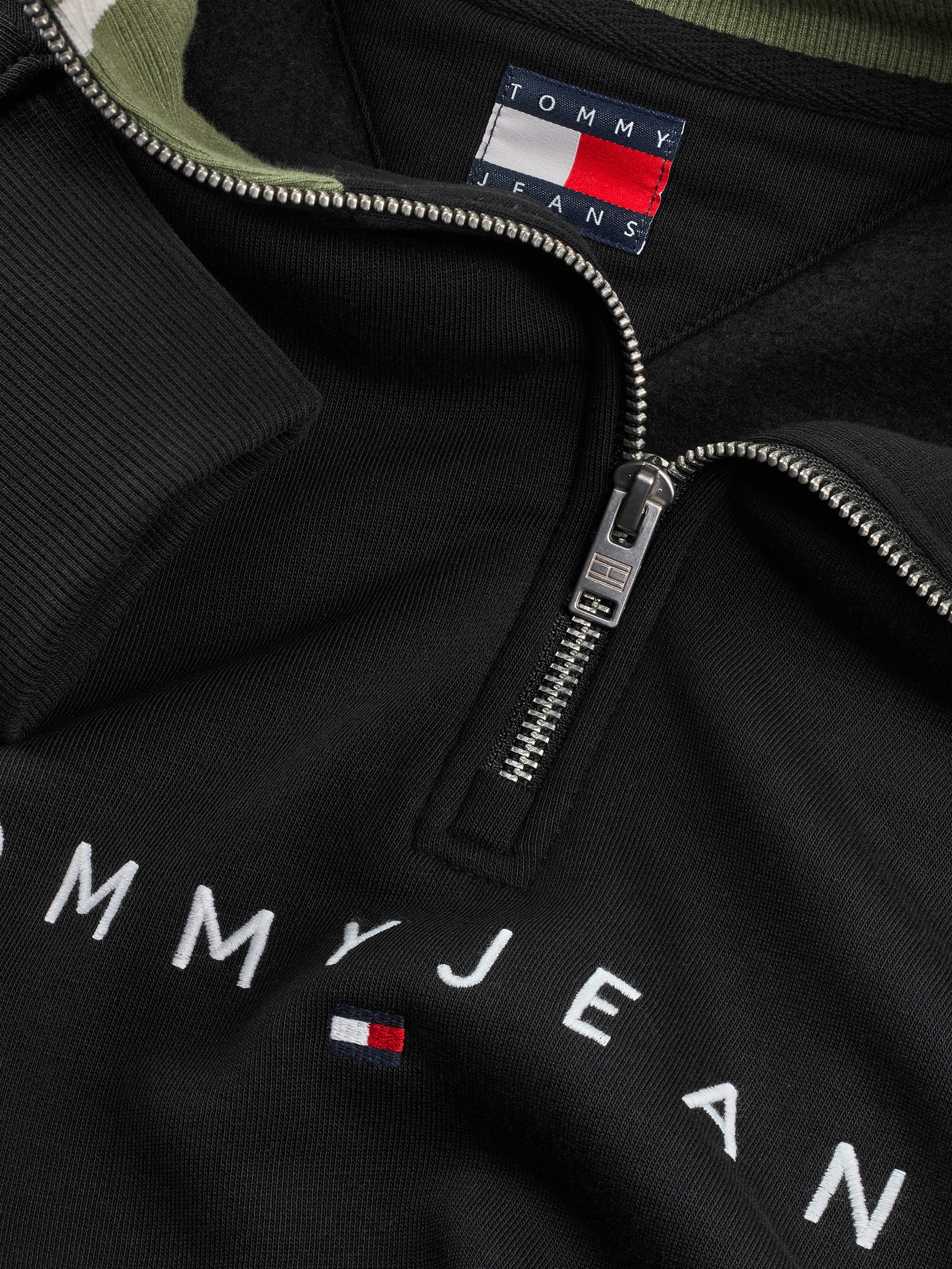 TOMMY JEANS Sweatshirt TJM RLX LINEAR 1/4 ZIP