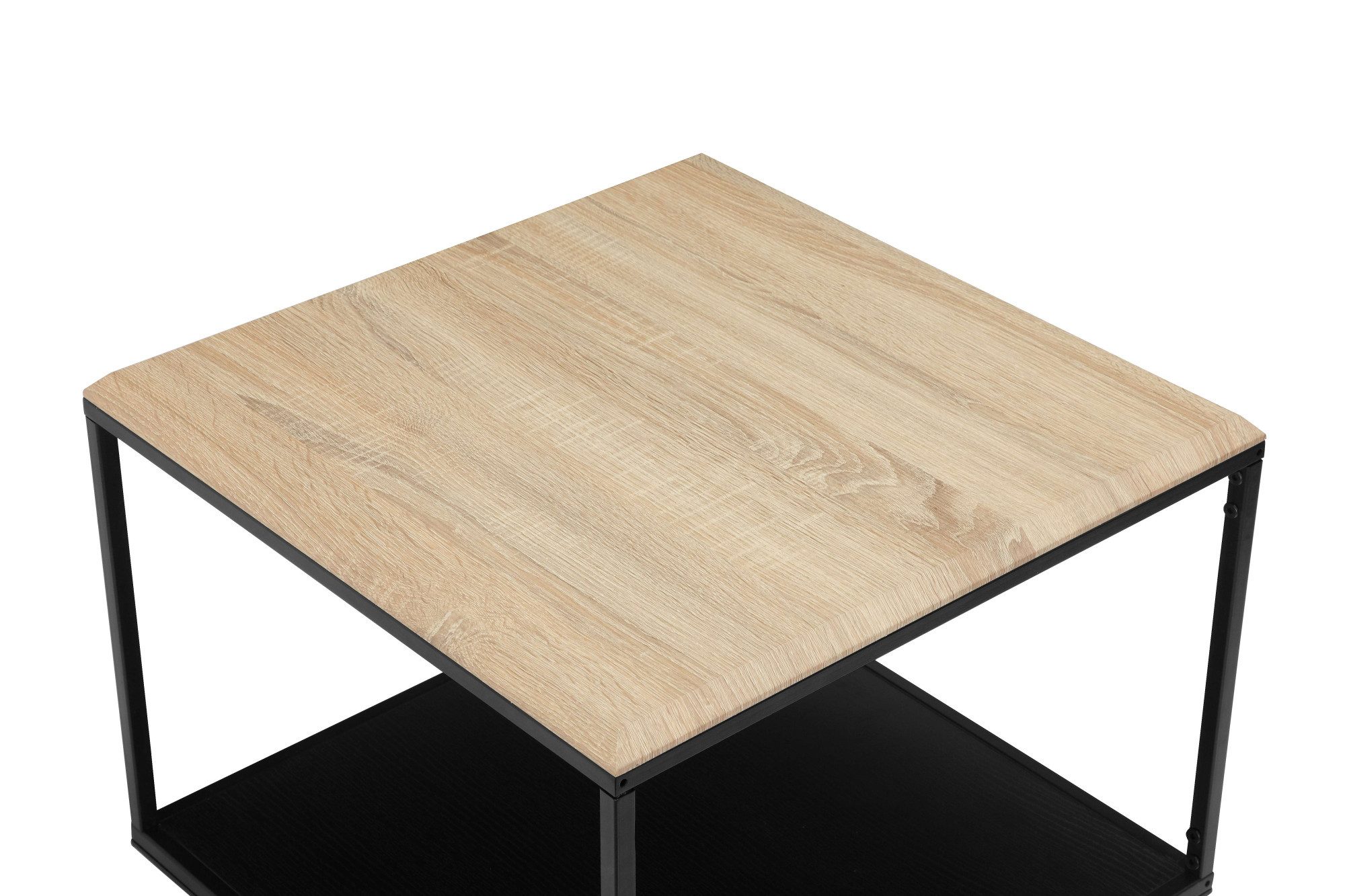 INOSIGN Salontafel Taion poedergecoat frame met tafelblad in eikenlook