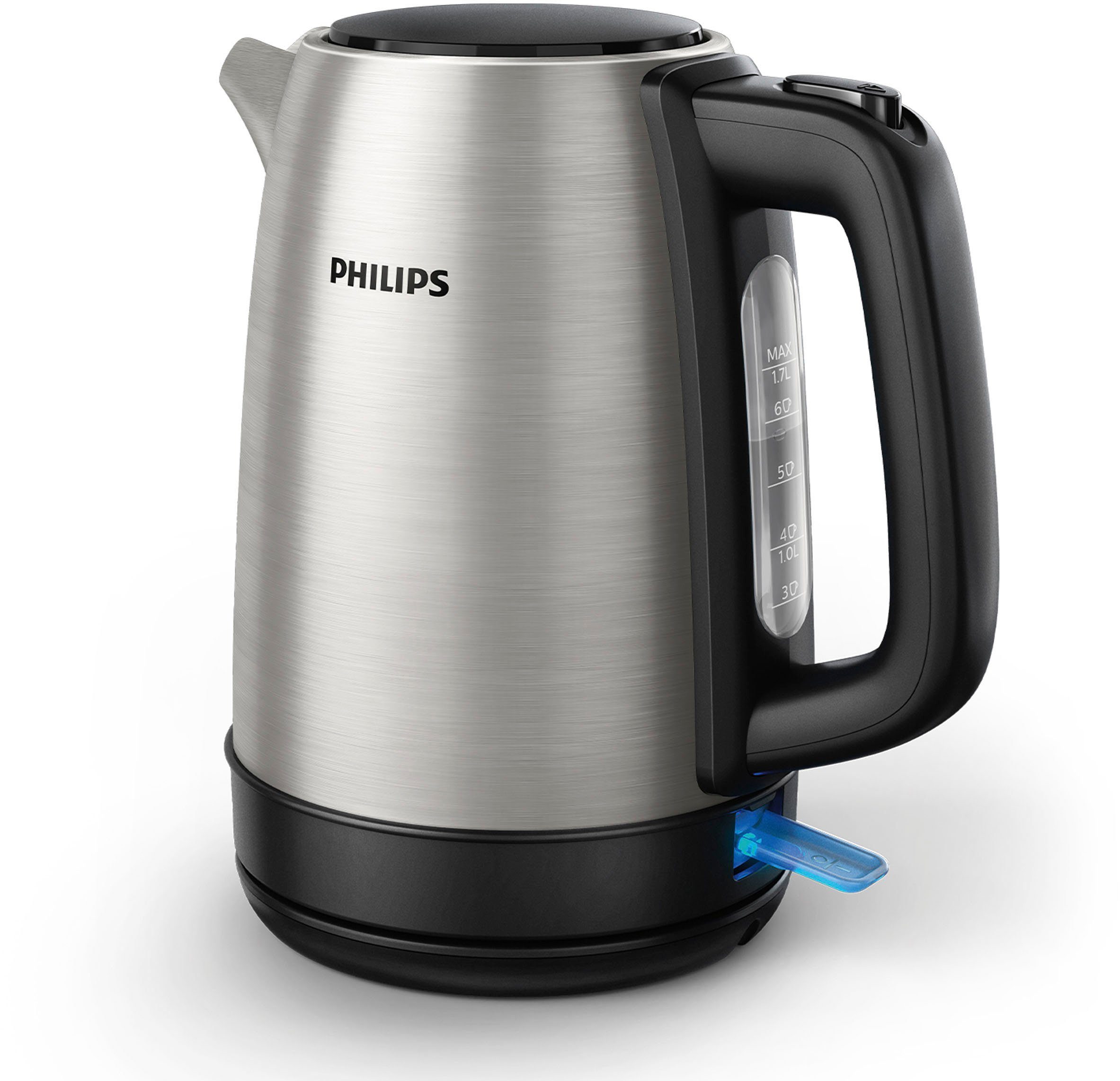 Philips Waterkoker HD9350/90 Daily Collection, 1,7 l, Droogloopbescherming, zilver