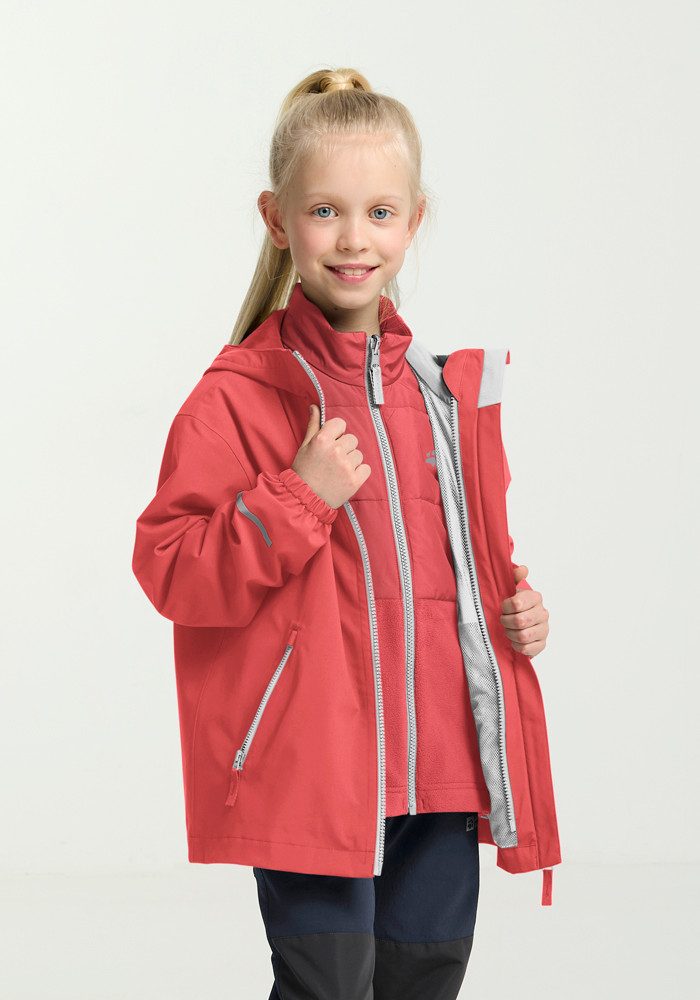 Jack Wolfskin Functioneel 3-in-1-jack HYBRID 3IN1 JACKET K