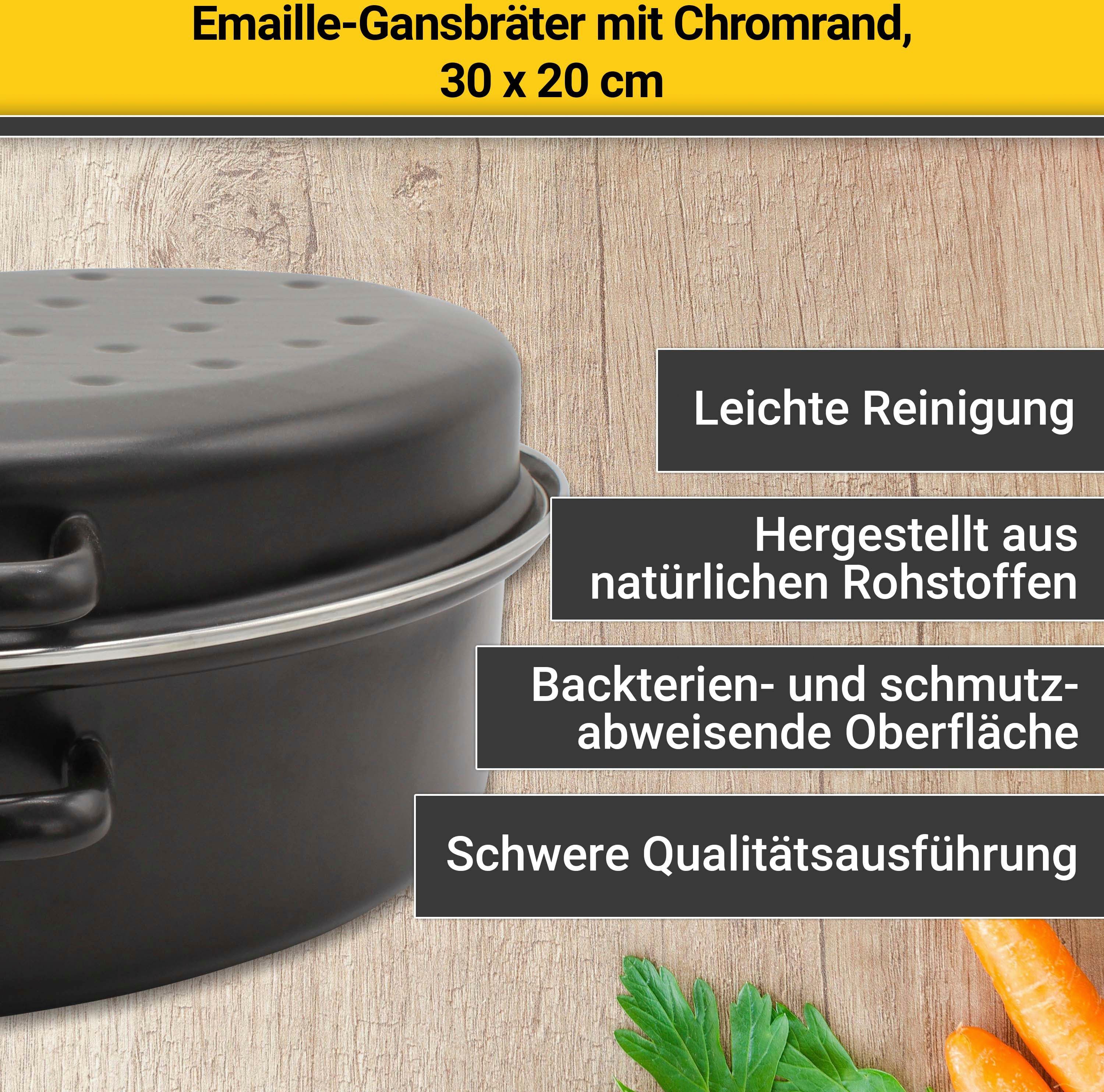 Krüger Braadpan met chroomrand, inductie