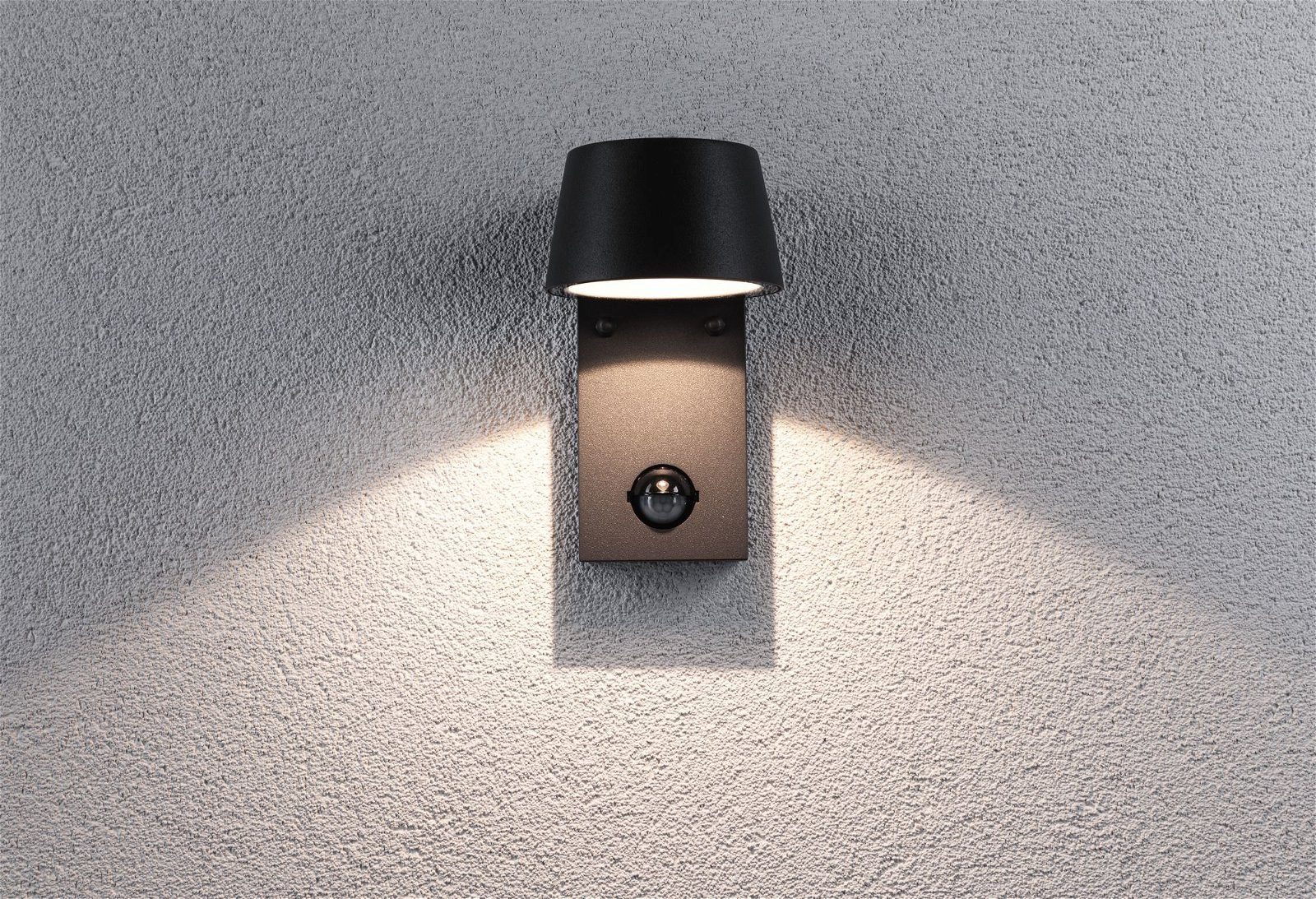 Paulmann Led-wandlamp voor buiten Capea IP44 96x153mm 3000K 6W 500lm 230V antraciet aluminium (1 stuk)