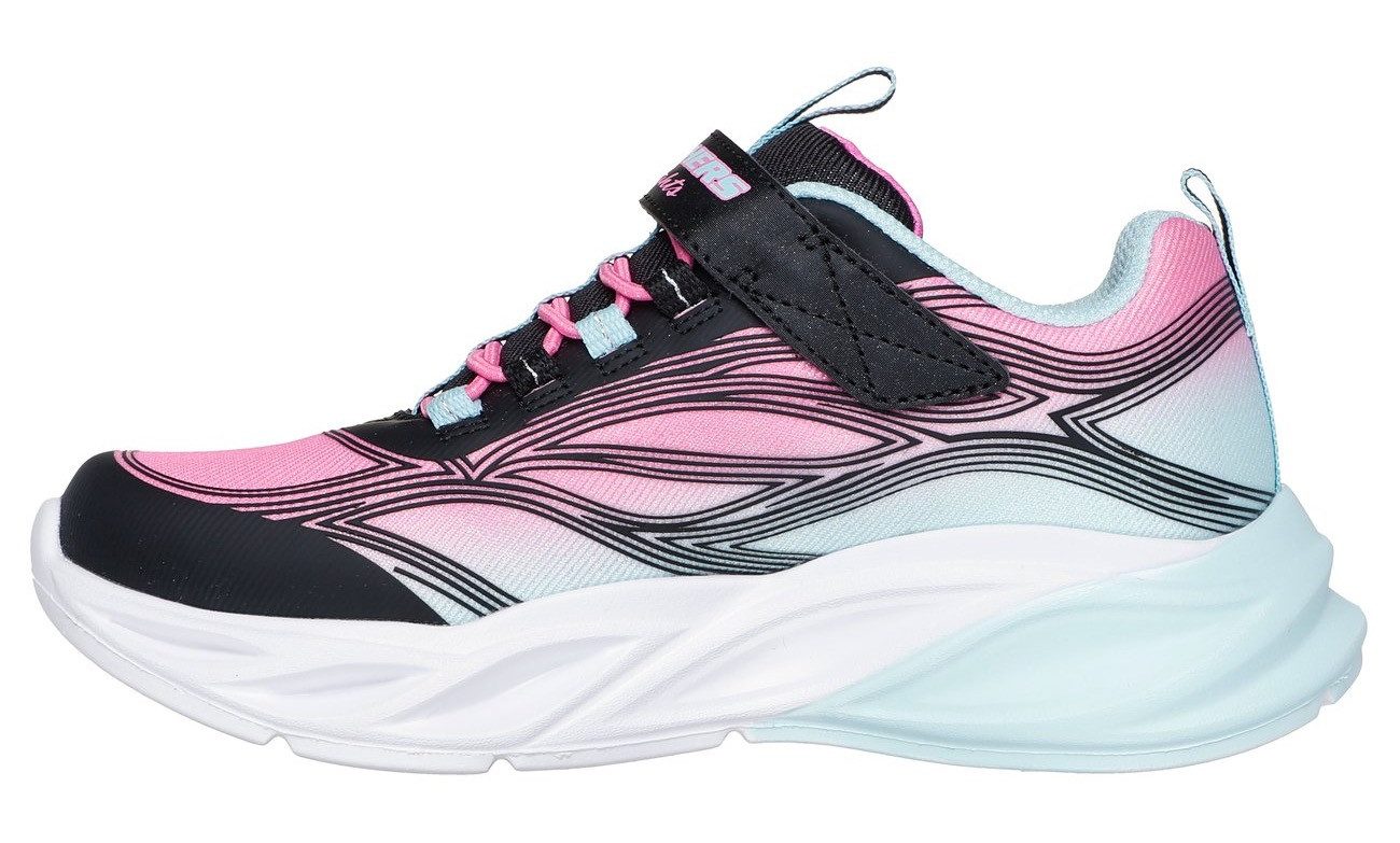 Skechers Sneakers COSMIC GLOW LIGHTS Klittenbandschoen met glitter, maat sjabloon te downloaden