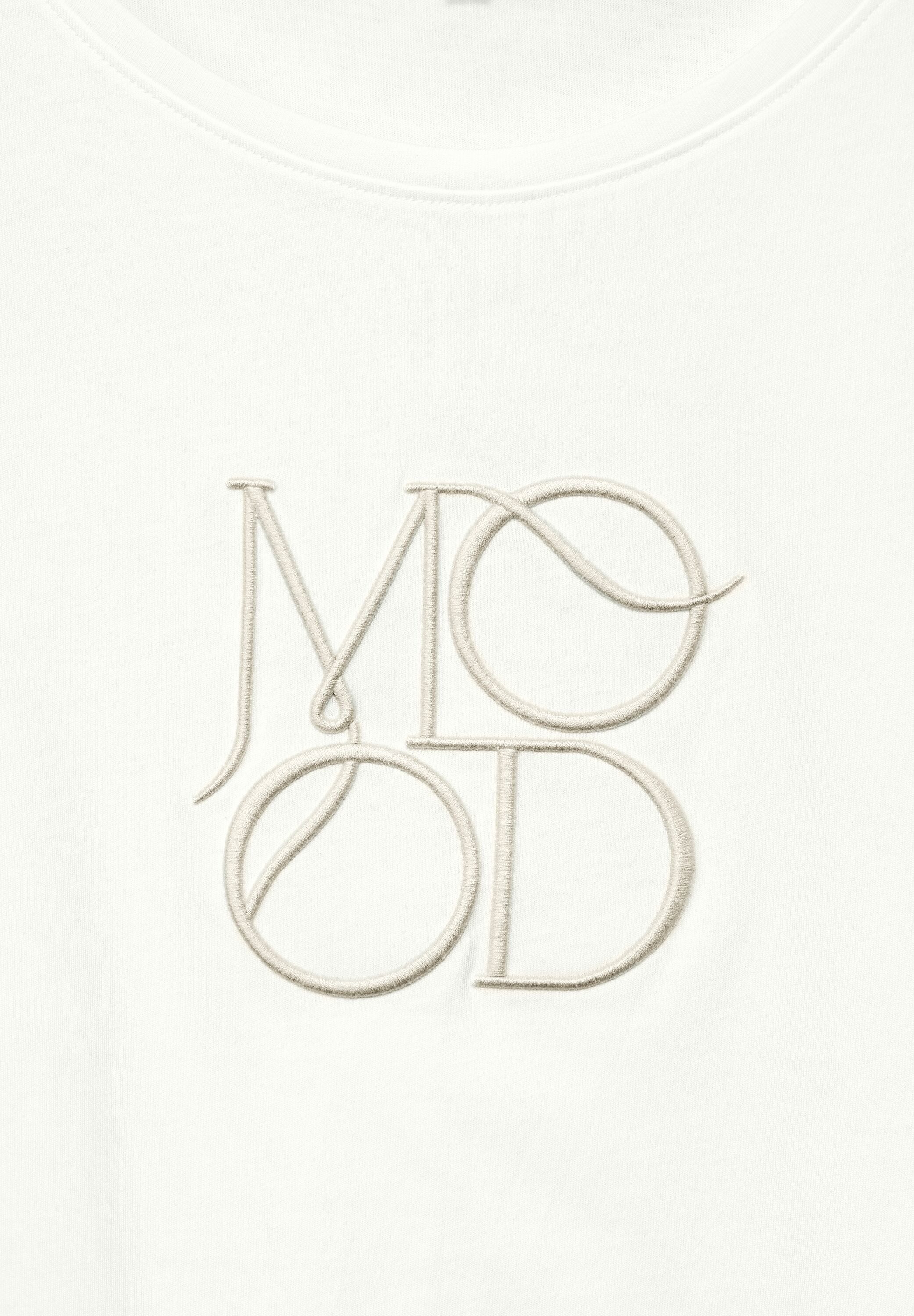 STREET ONE T-shirt met borduurletters