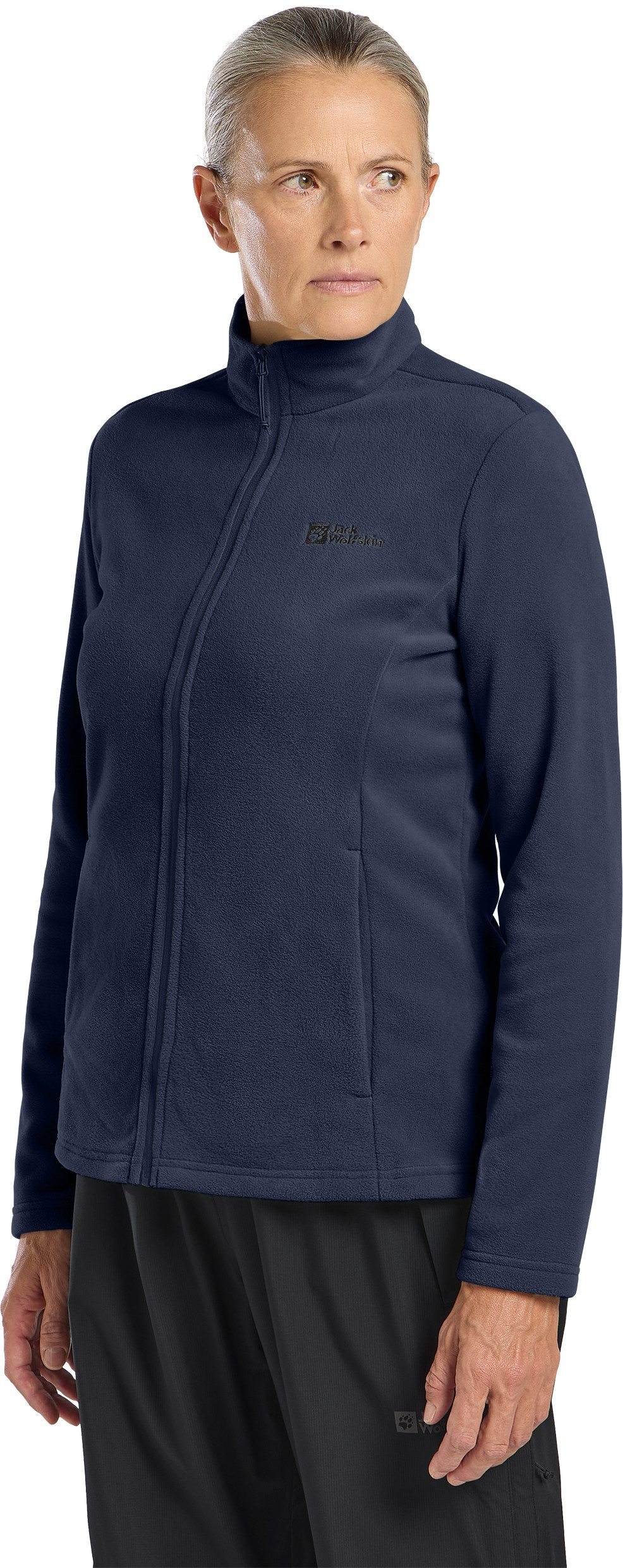 Jack Wolfskin Fleecejack Taunus lichte, rekbare, ademende midlayer dames fleece vesten maat XL