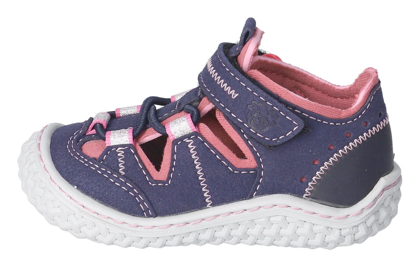 PEPINO by RICOSTA Barefootschoenen JERRY DAME: Midden , barefoot schoen met elastische band en klittenband, maat sjabloon te downloaden
