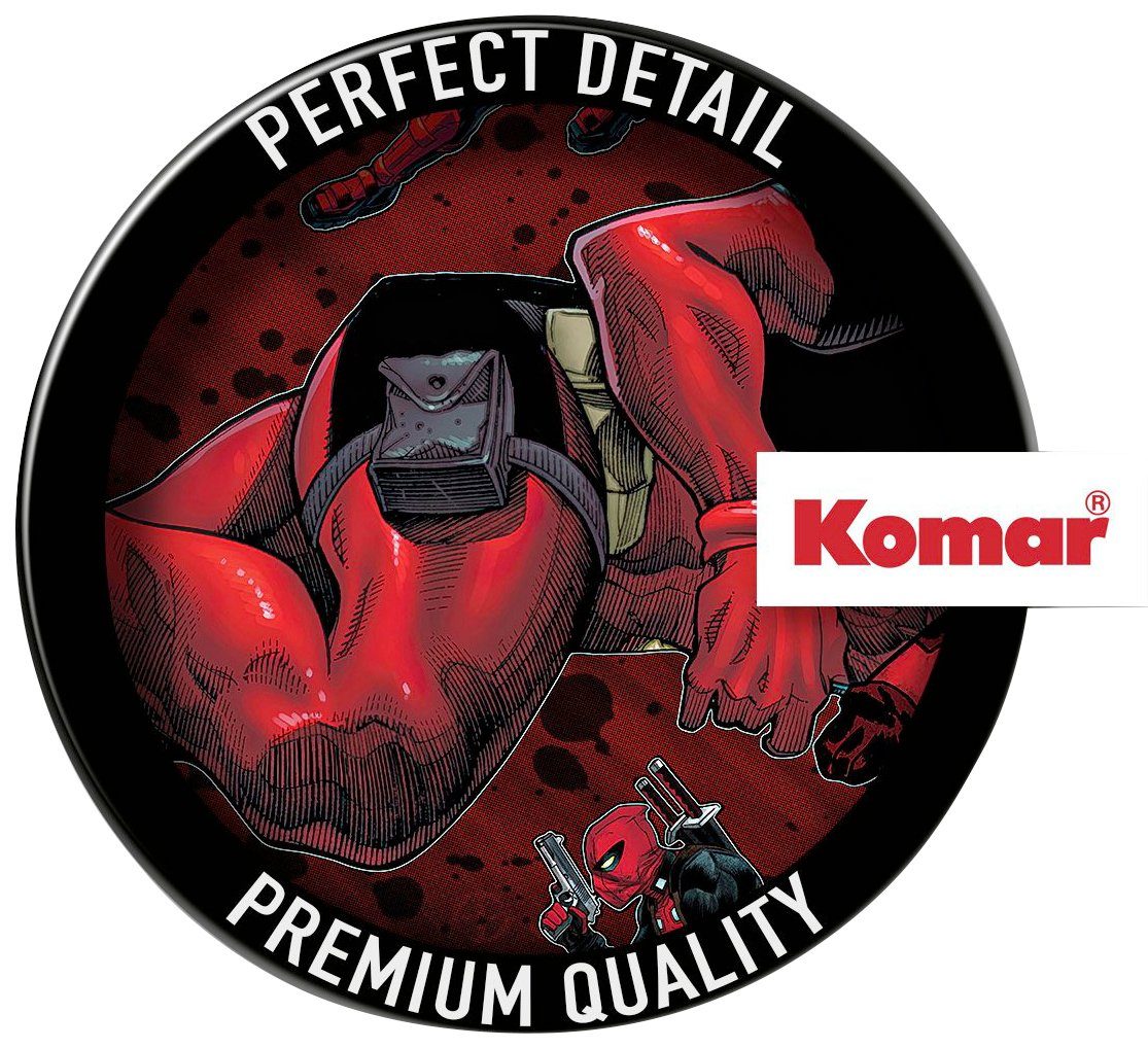 Komar Wandfolie Deadpool Posing - afm. 100 x 70 cm zelfklevend, wandstickers, kinderkamer (8-delig)