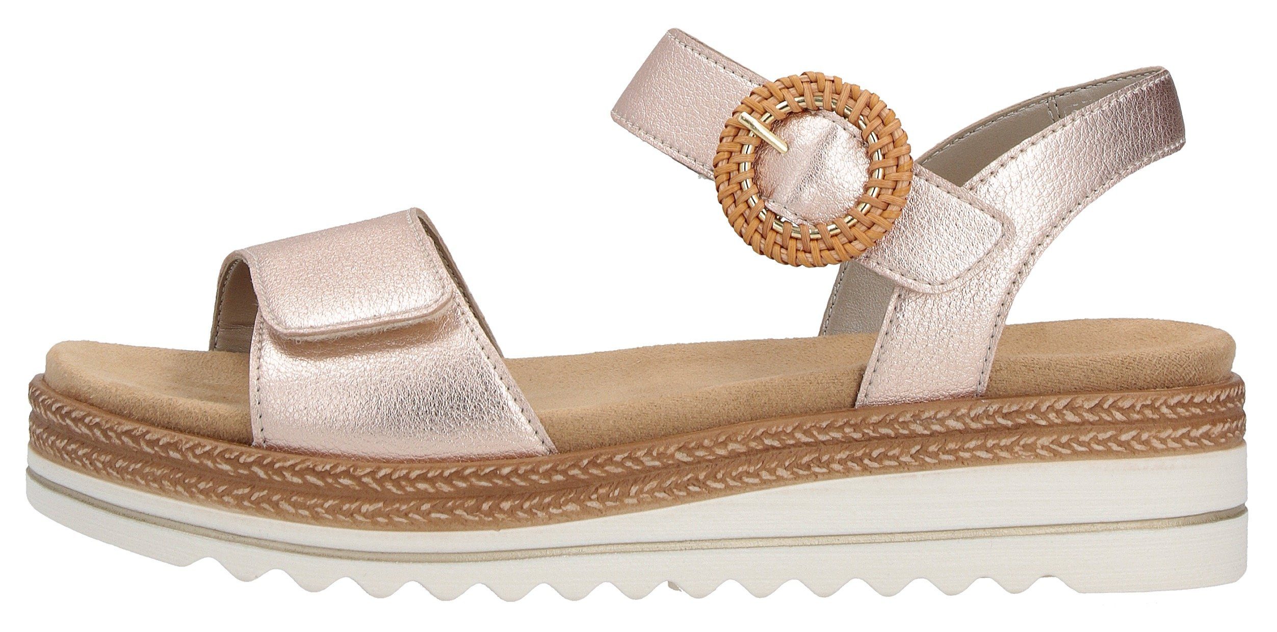 Remonte Sleehaksandaaltjes , zomerschoen, sandalen met bandjes en praktische klittenbandsluitingen