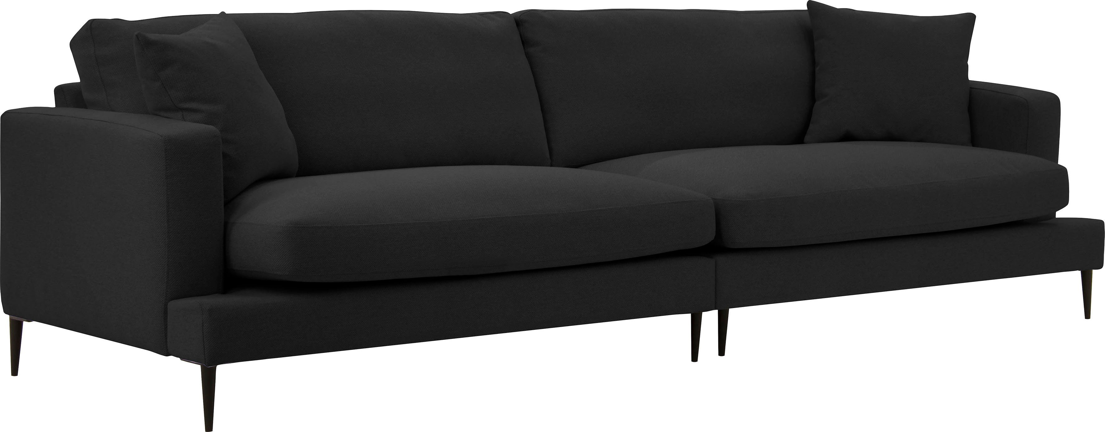 Leonique Megabank Cozy elegante designbank, afmetingen B/D/H: 252/97/80 cm