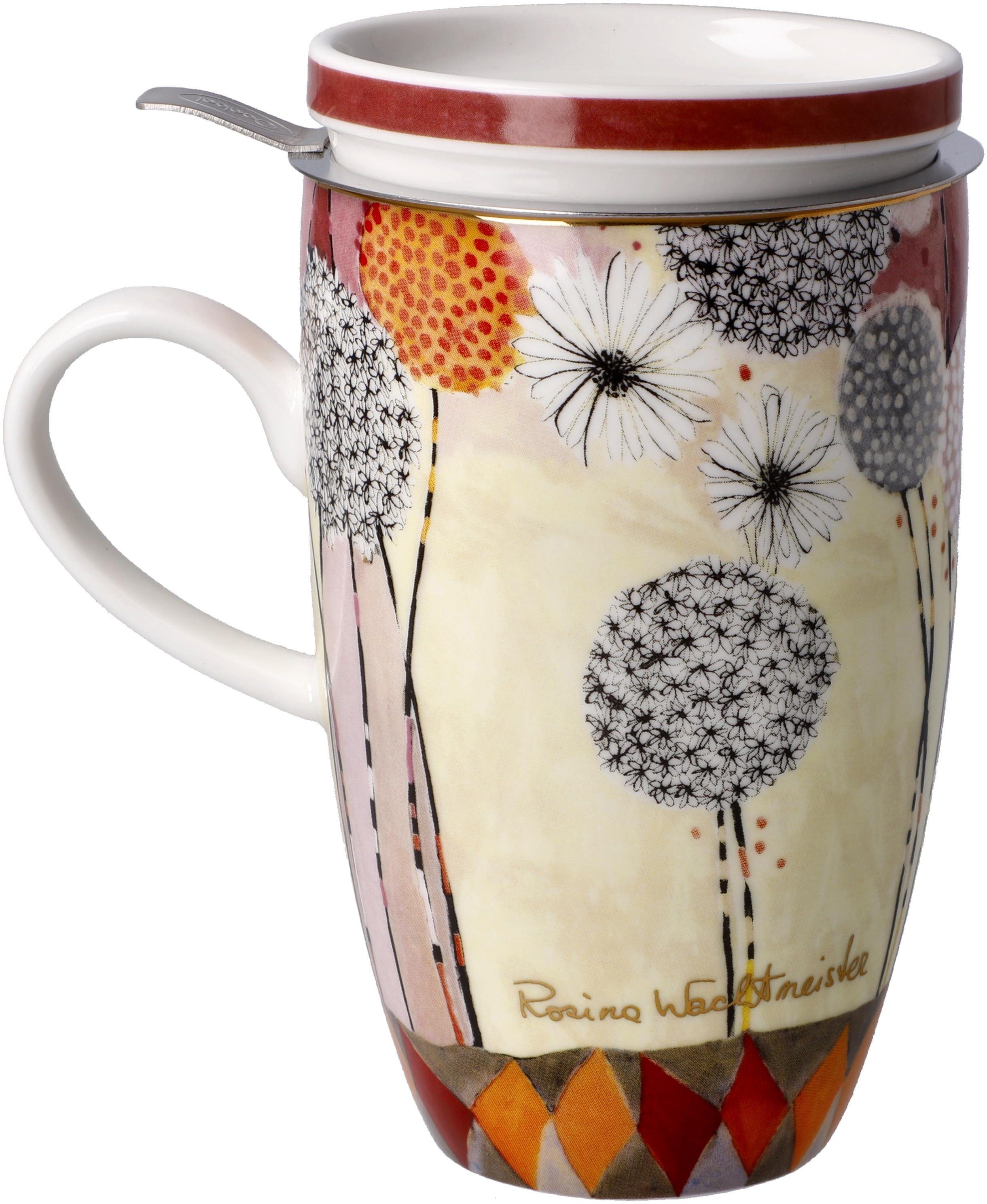 Goebel Kopje Woonaccessoires Theekop met deksel en filter, metaal, Rosina Wachtmeister - Soffioni