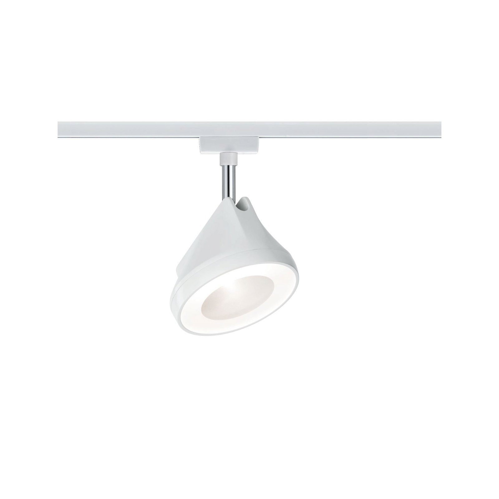 Paulmann Railsysteem-lampen URail rail spot Arena 800lm 14W 2700K 230V Zwart mat, Chroom