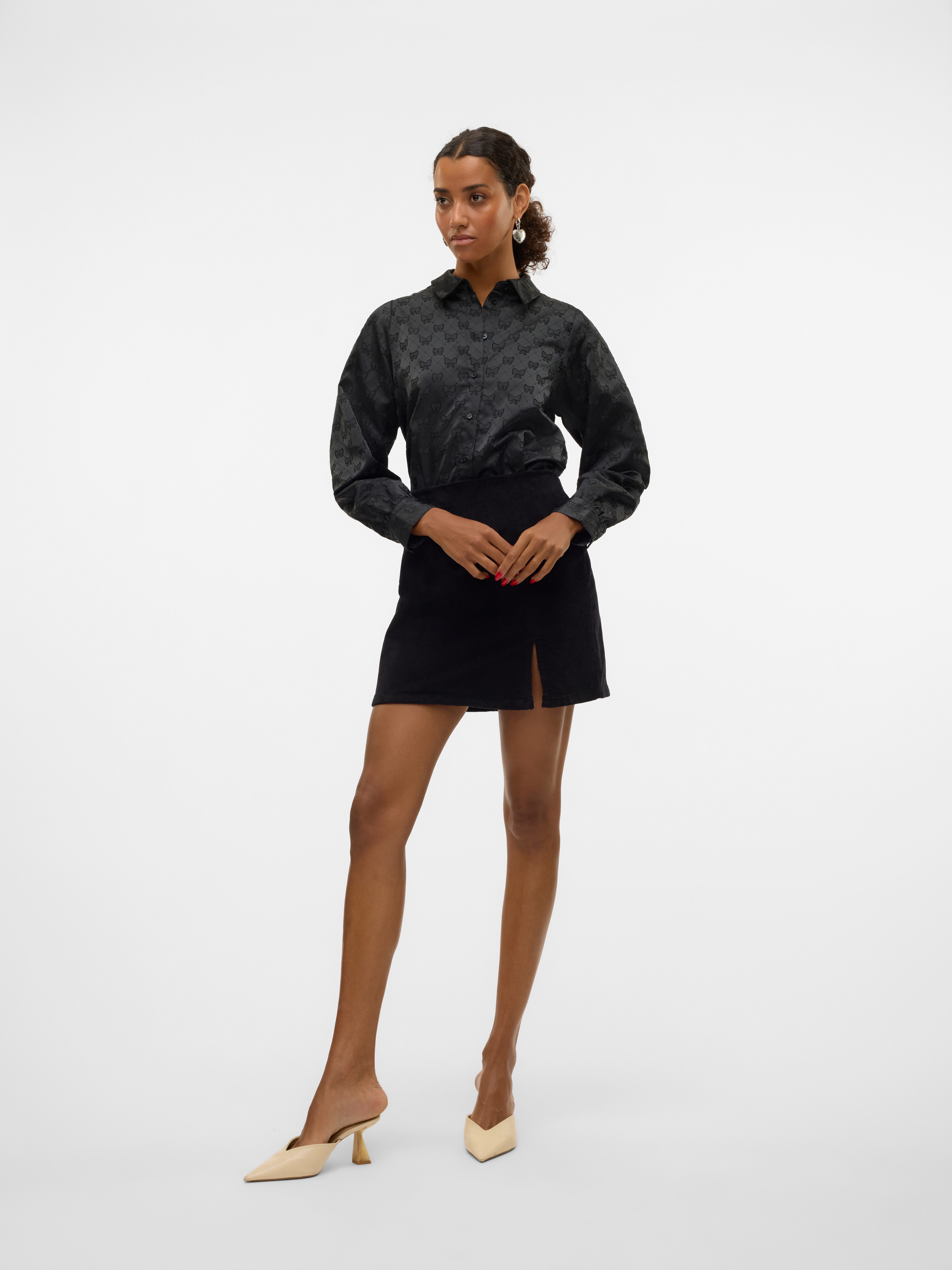 Vero Moda Minirok VMLULA NELLY HR SHORT CRDRY SKIRT NOOS